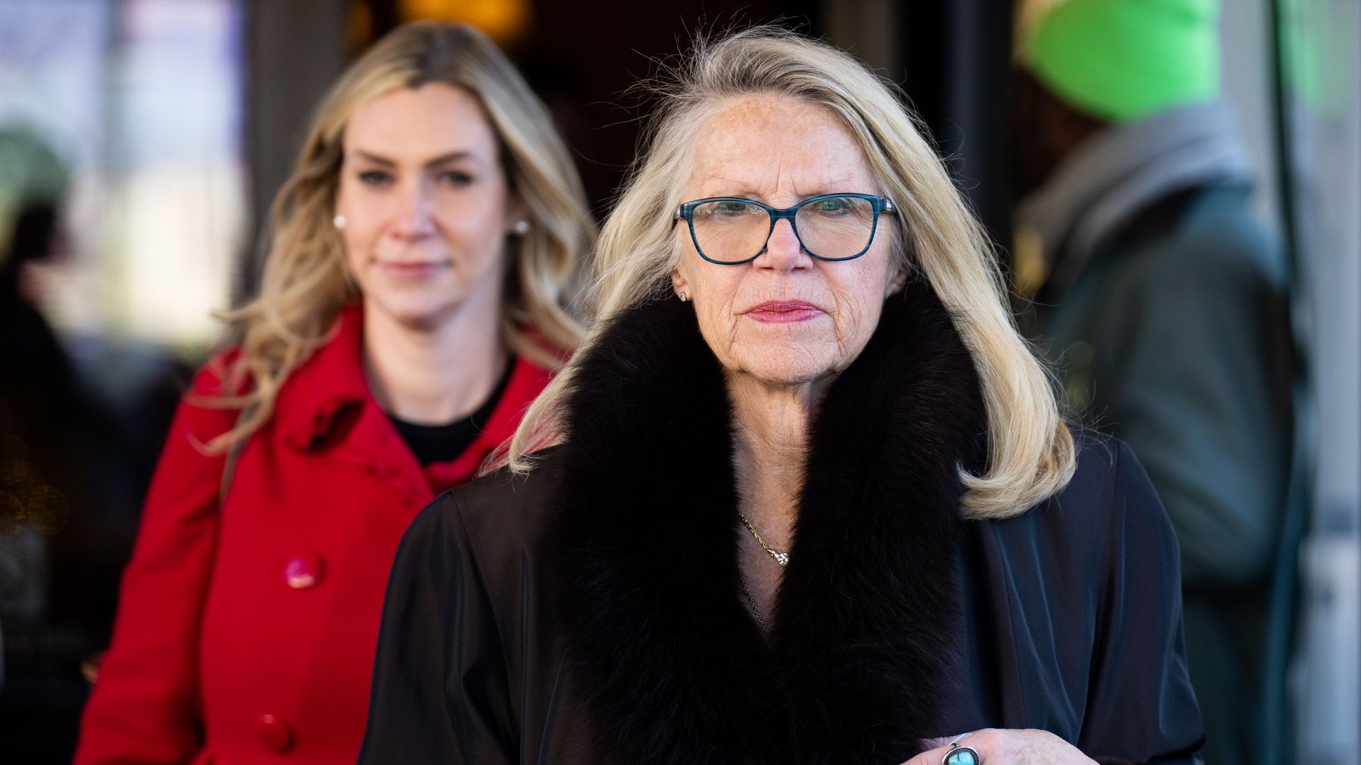 WASHINGTON - NOVEMBER 29: Rep. Carol Miller, R-W.Va., leaves the House Republican Conference caucus meeting at the Capitol Hill Club in Washington on Wednesday, November 29, 2023. (Bill Clark/CQ-Roll Call, Inc via Getty Images)