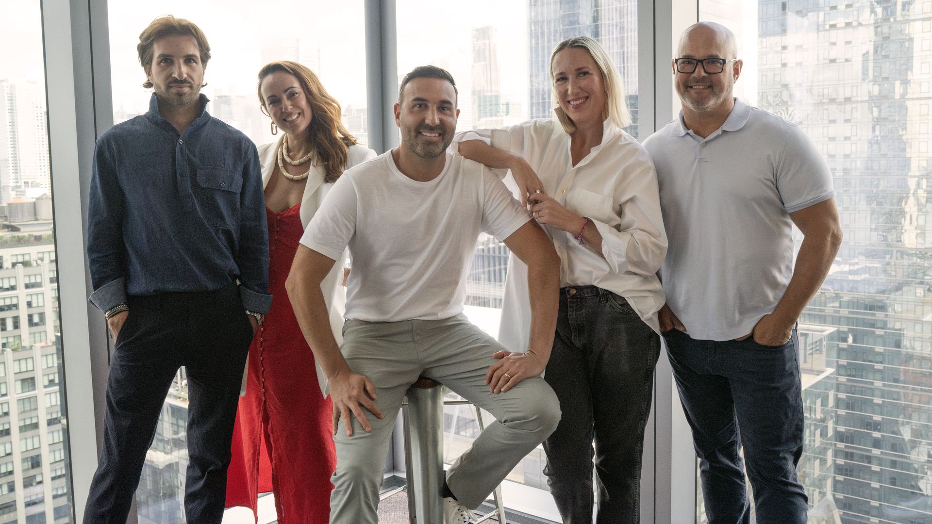 From Left to Right: Chris Anthony, Chief Revenue Officer Anna Plaks, Chief Creative Officer Ryan Harwood, Founder & Chief Executive Officer Mary Kate Mcgrath, Chief Brand Officer Kevin Stetter, Chief Operations Officer; Photo credit: VaynerX