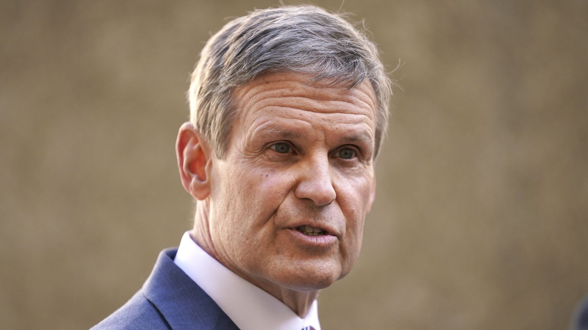 Headshot of Gov. Bill Lee in a blue suit.
