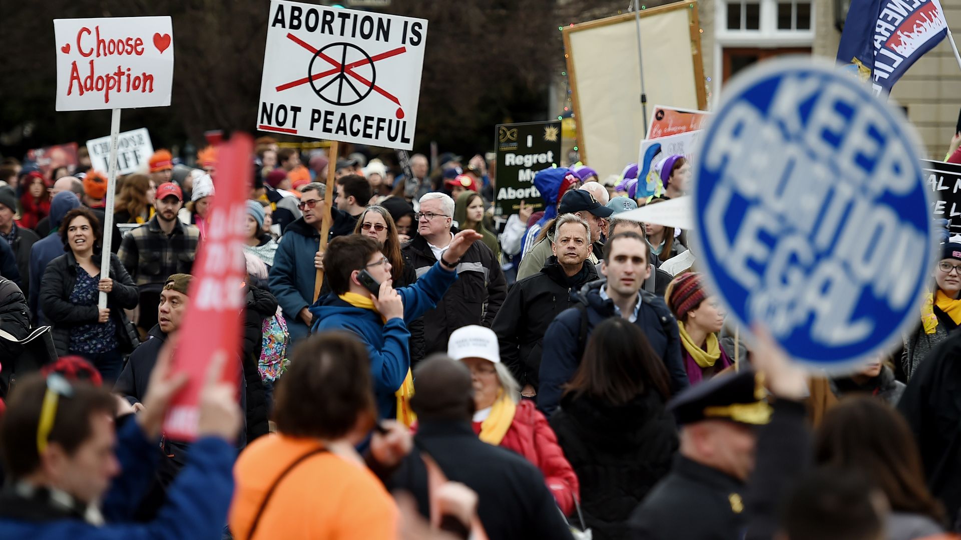 Abortion protesters.