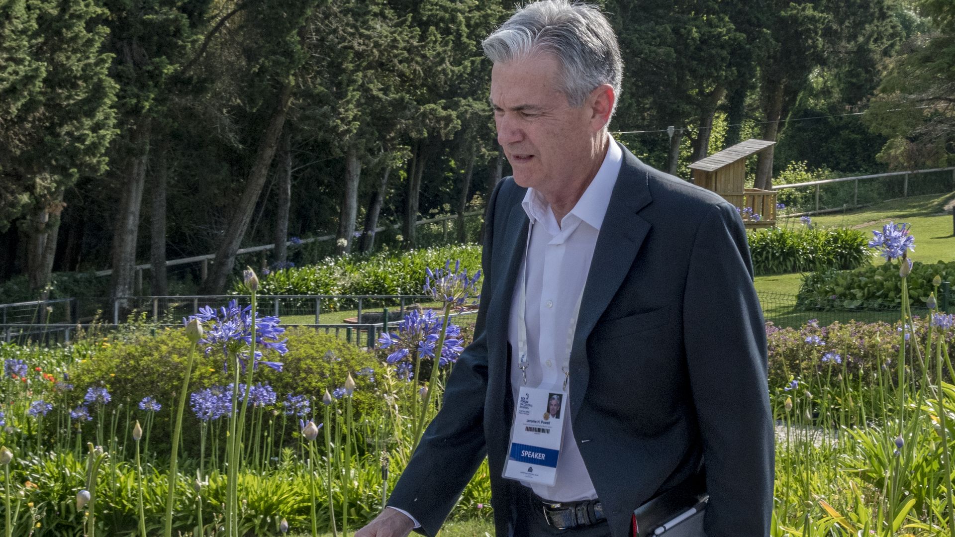 Fed Chair Jerome Powell in Sintra, Portugal