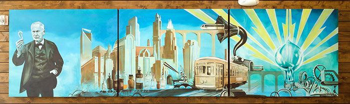 Edison-mural