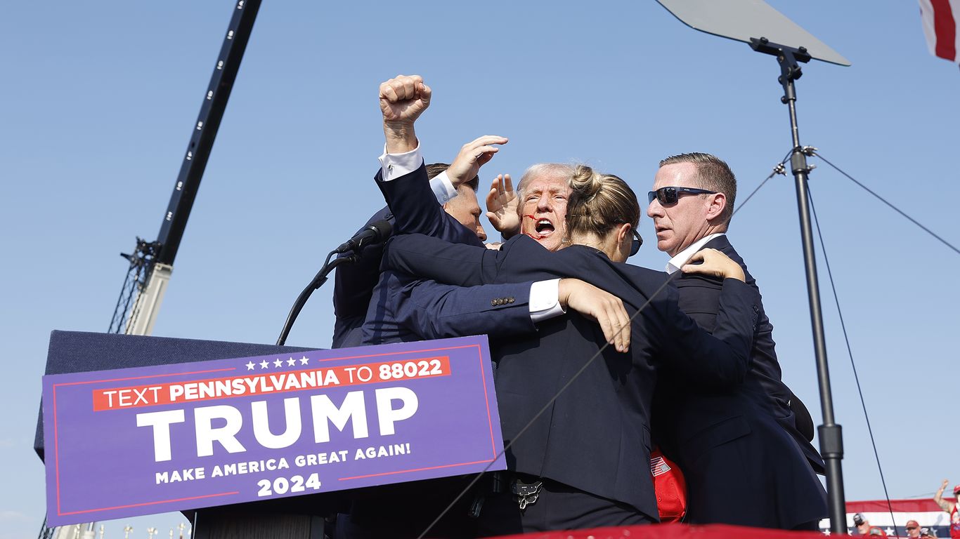 After Trump shooting, 80% of voters say U.S. is "spiraling" out of control