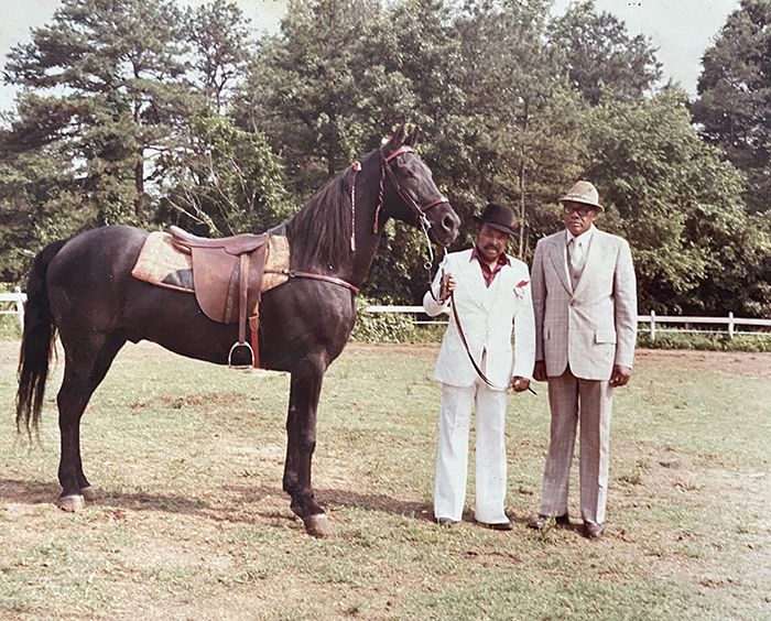 Bobby and Ron Martin, big m stables, druid hills, black cowboy, charlotte