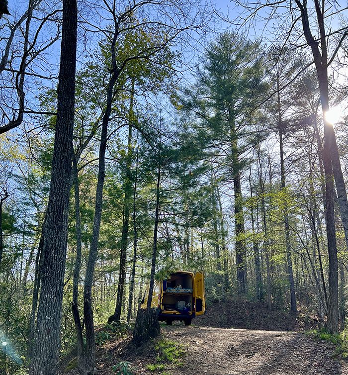 van life charlotte camping
