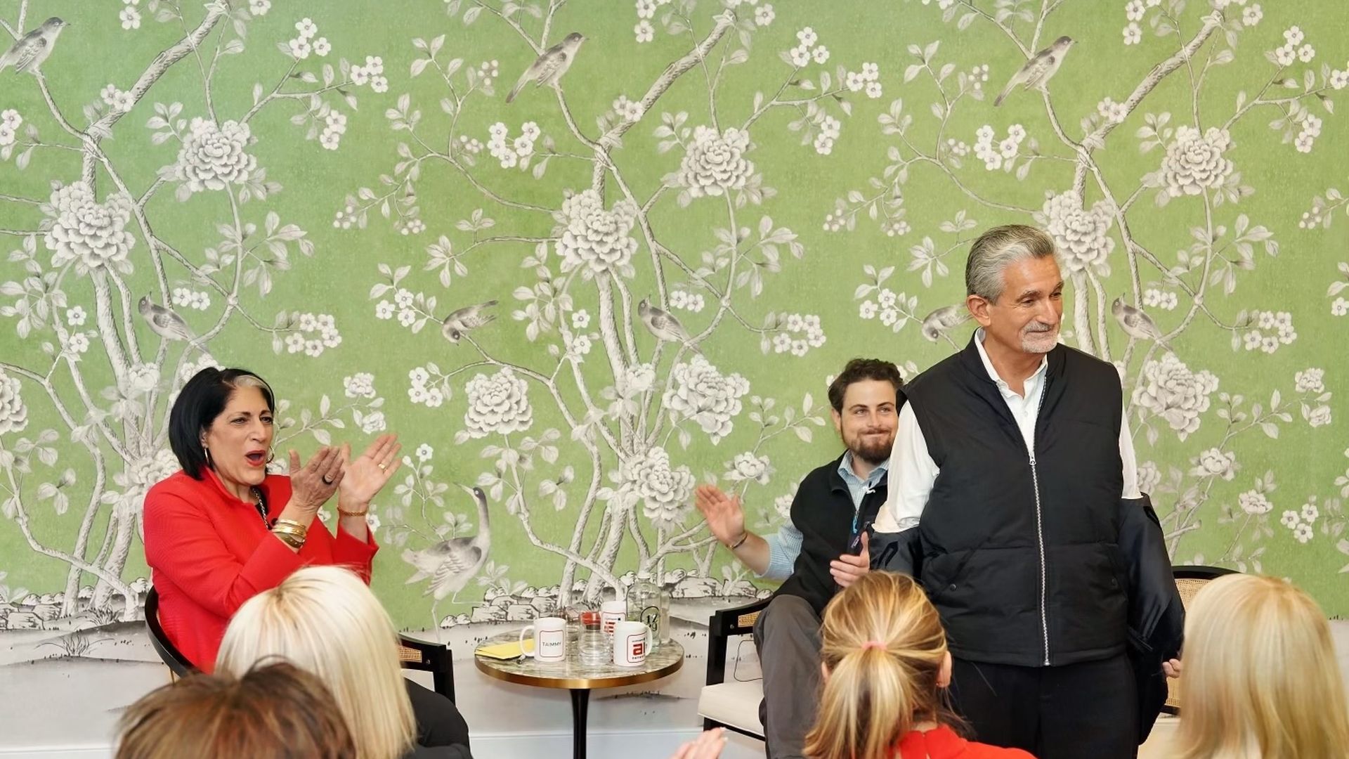 Former AOL executive Ted Leonsis had ChatGPT pick his outfit and ended up wearing nearly the same outfit as the co-host of the podcast.