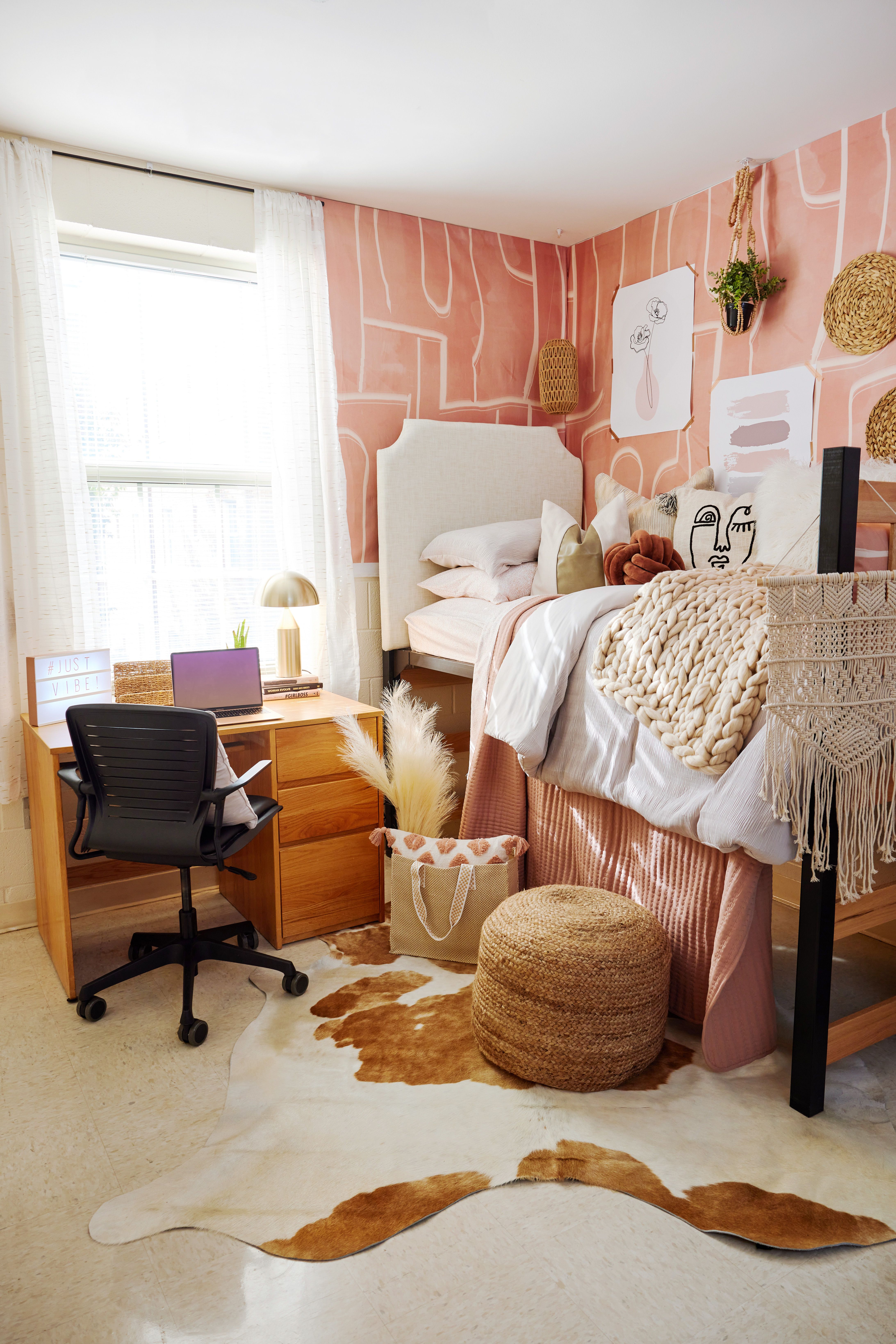 free college dorm room designs from charlotte interior designer