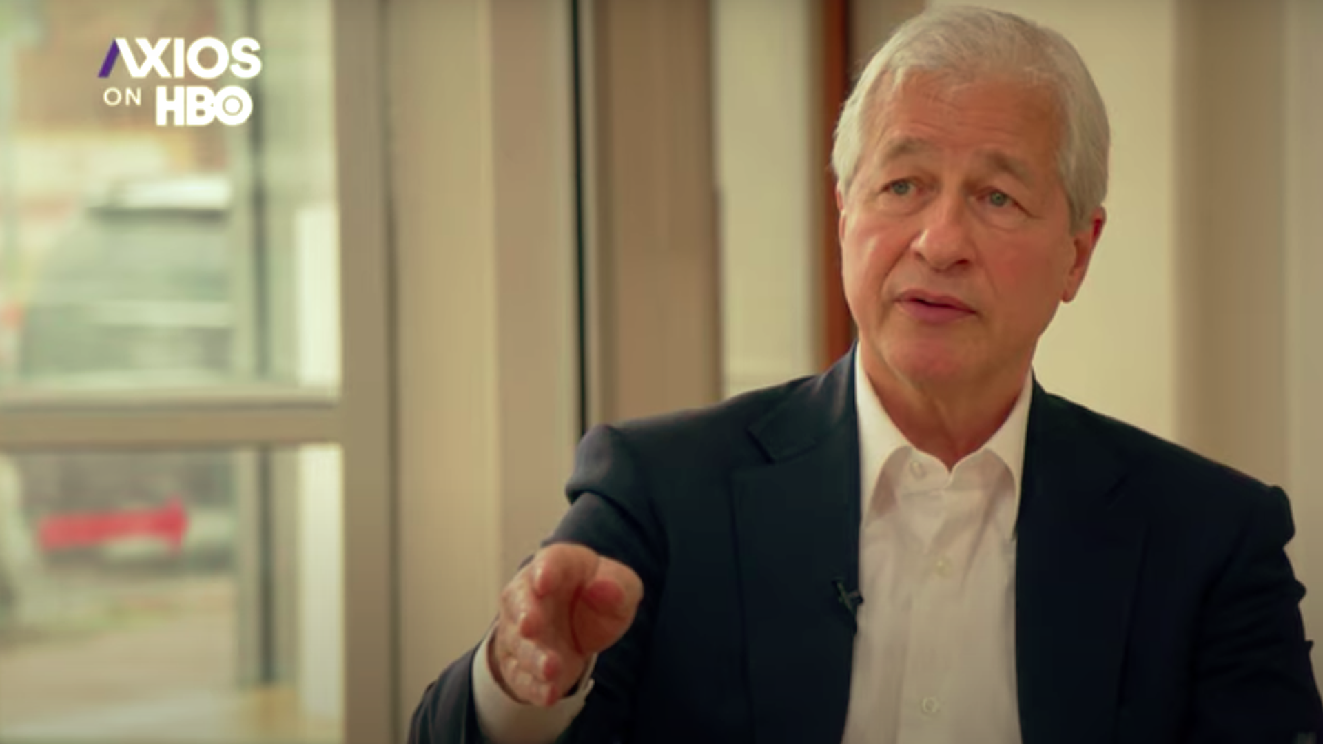 JPMorgan CEO Jamie Dimon in an interview on Axios on HBO