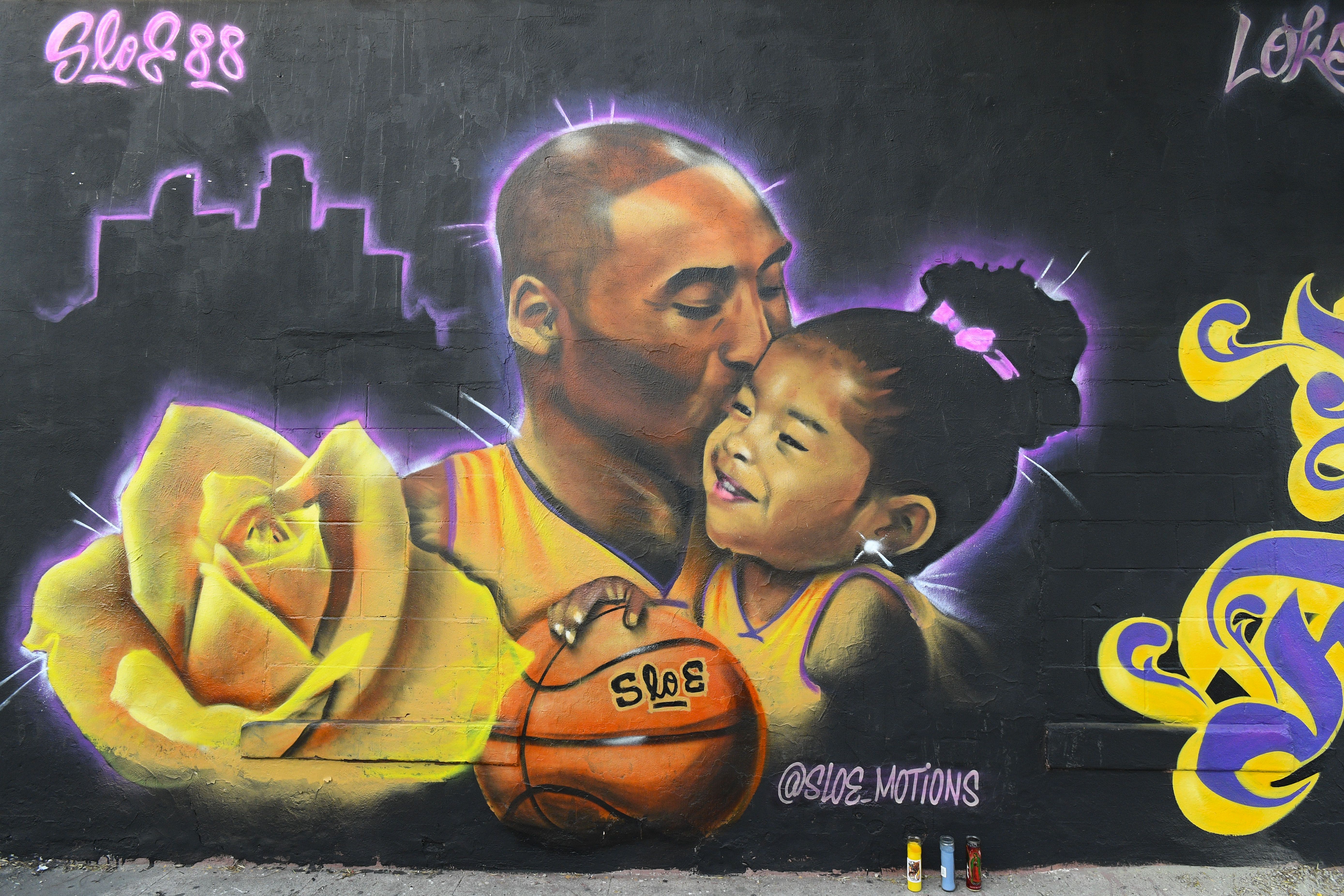 Kobe Bryant mural