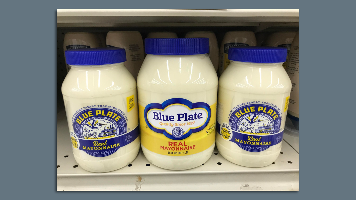 Blue Plate Mayonnaise - Extra Rich and Creamy Since 1927