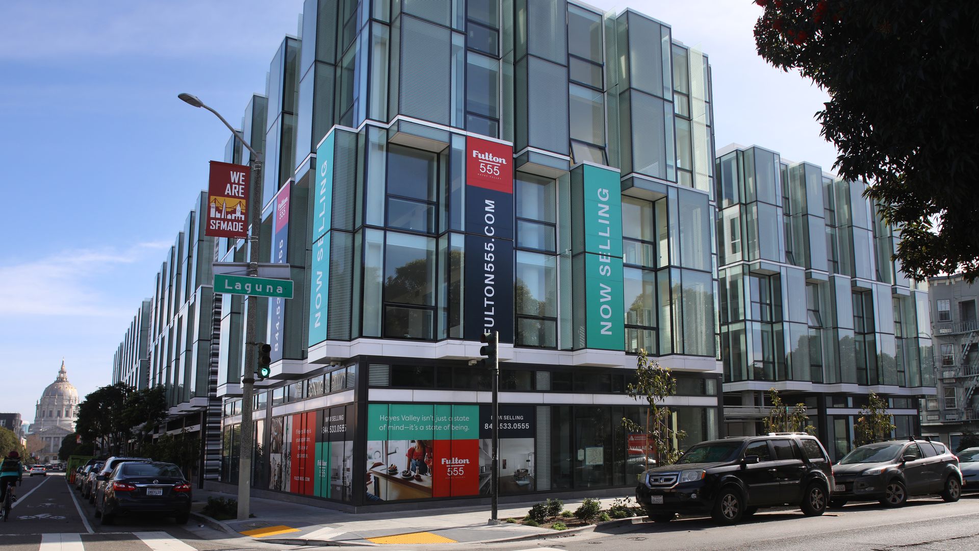 outside 555 fulton street condo complex