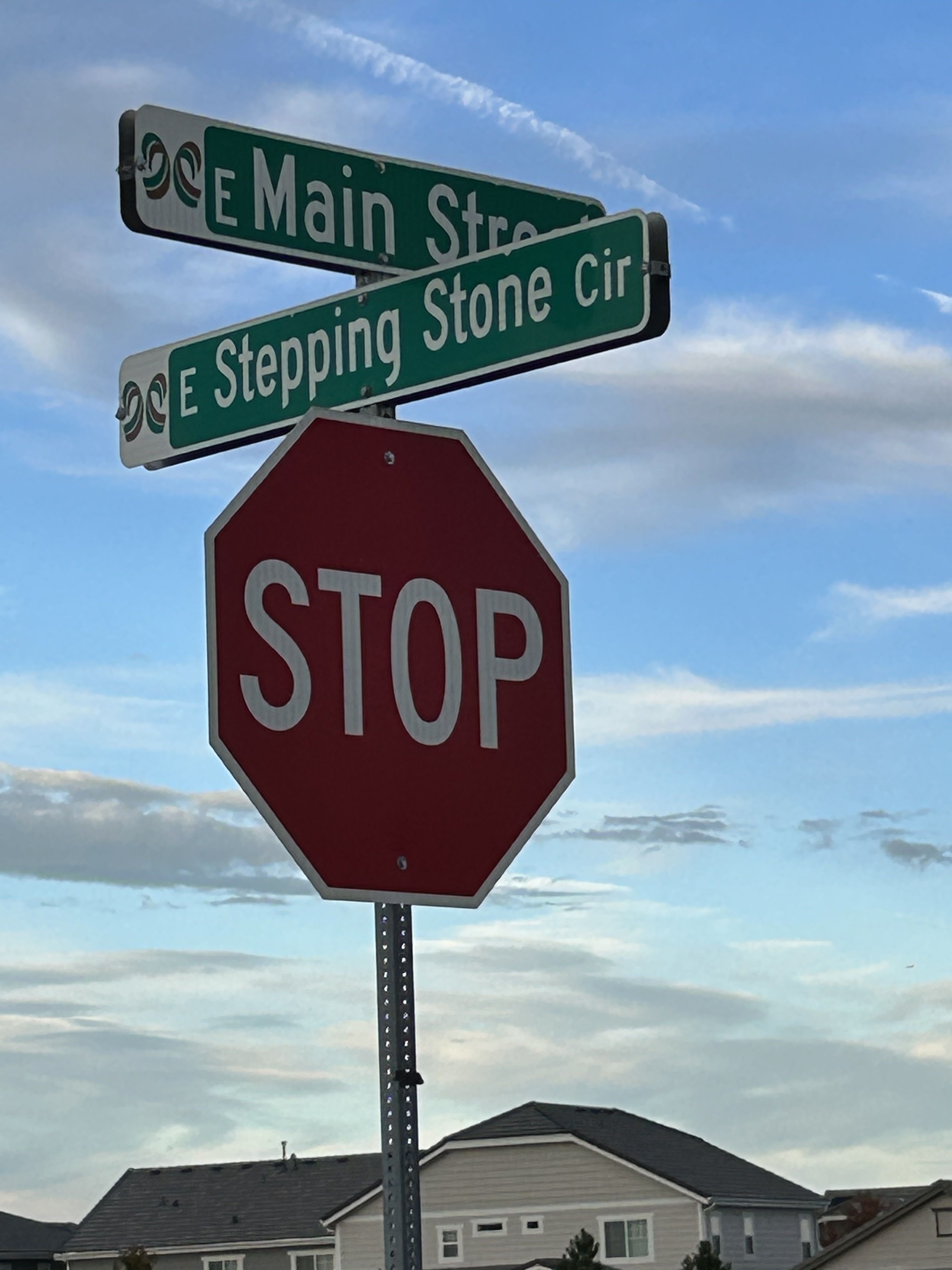 E Main St and E Stepping Stone Circle, Douglas County.