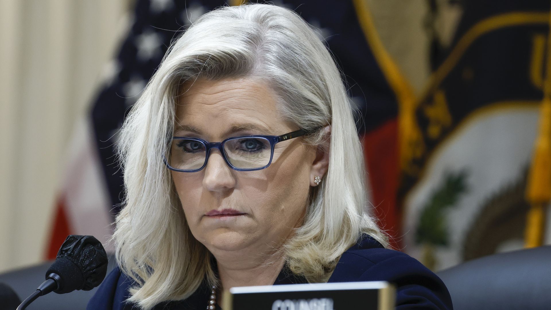 Rep. Liz Cheney (R-WY), Vice Chair of the House Select Committee to Investigate the Jan. 6 Attack on the U.S. Capitol during a hearing on June 28, 2022 in Washington, DC.