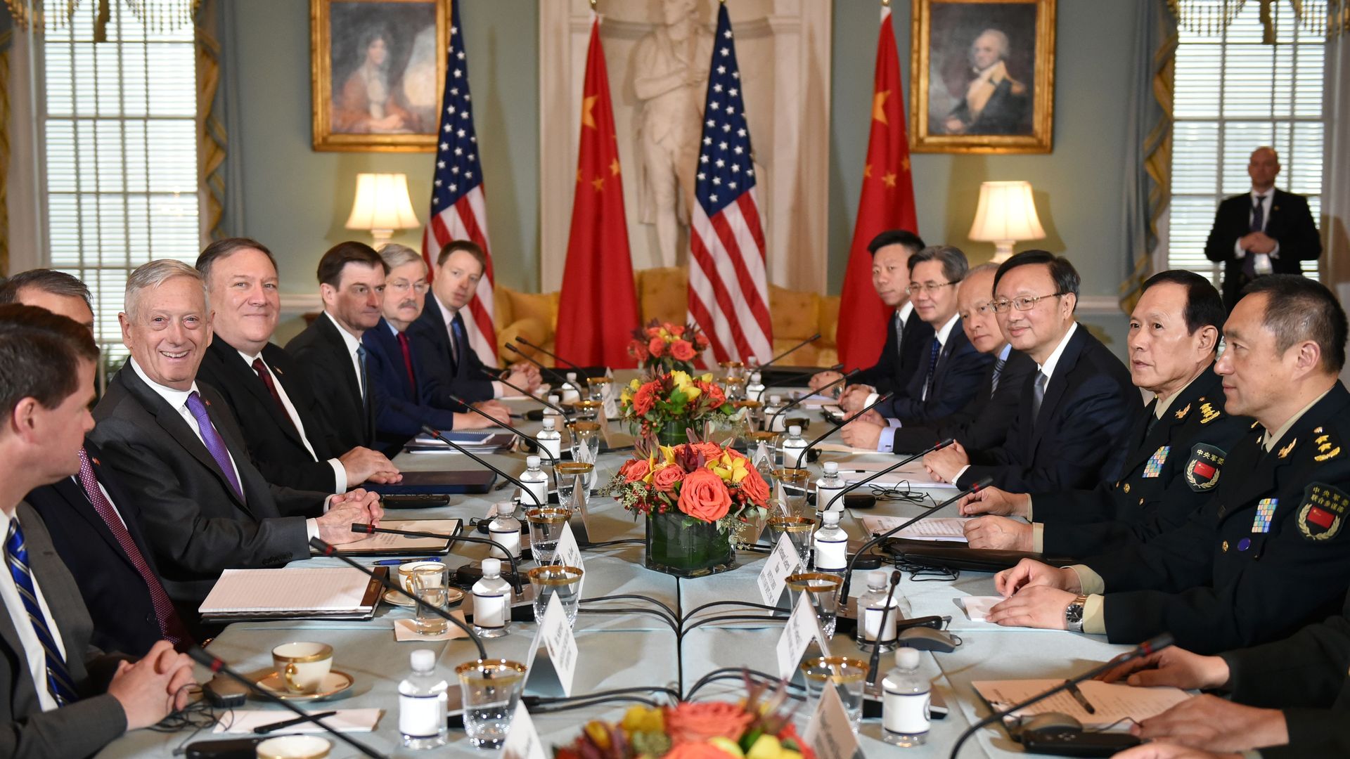 China and U.S. meeting