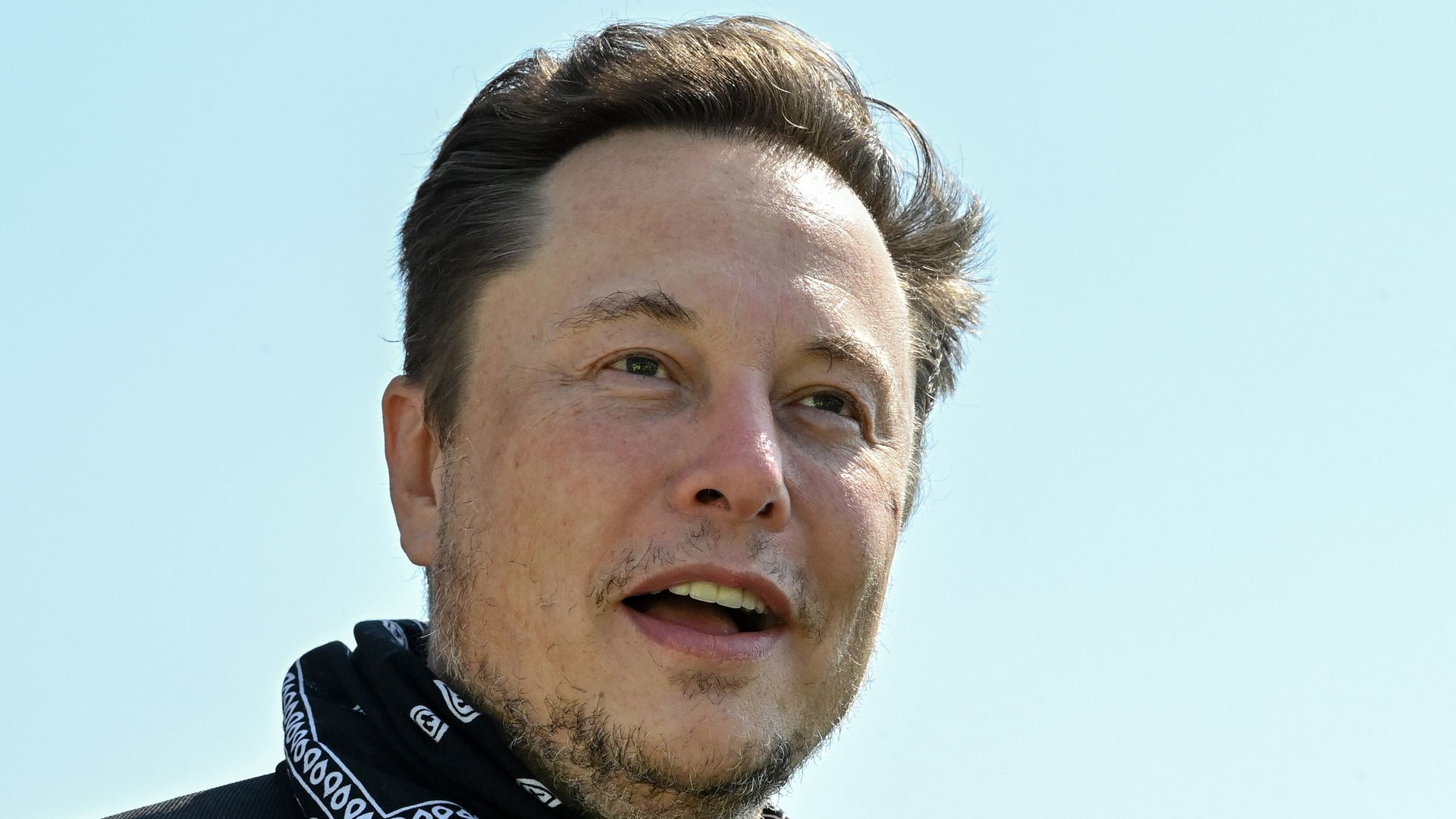 On 13 August 2021, Brandenburg, Grünheide, Elon Musk, Tesla CEO, stands at a press event on the grounds of the Tesla Gigafactory. 