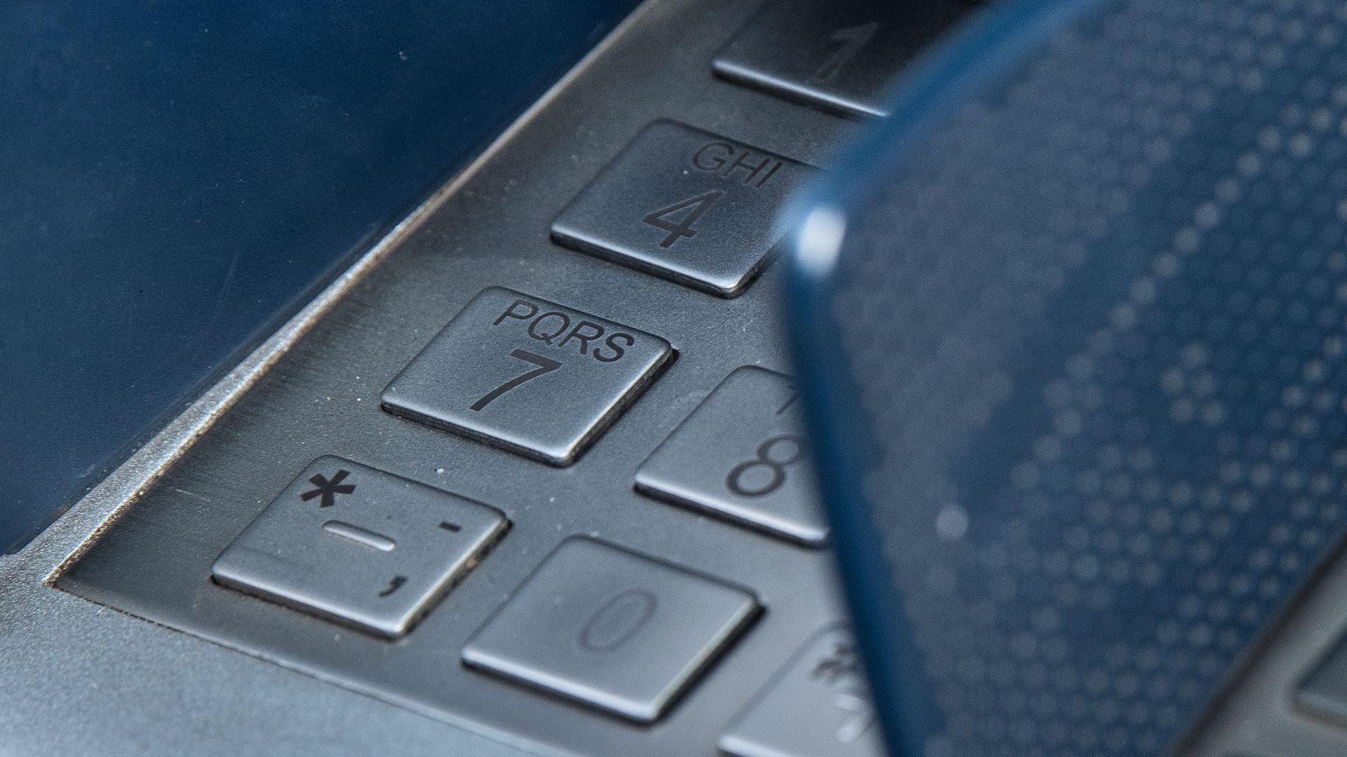 An ATM keypad