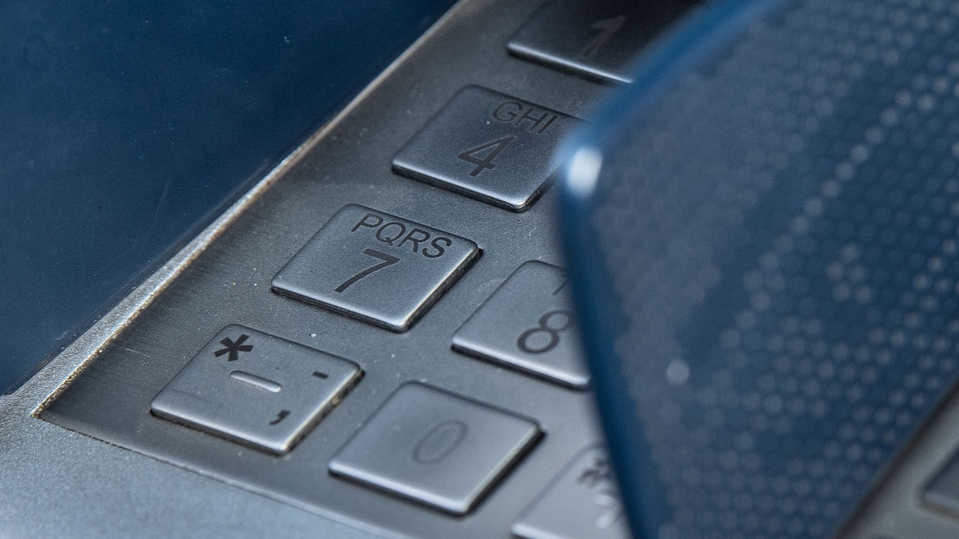 An ATM keypad 
