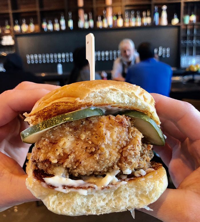 chicken sandwich bossy beulah's chicken