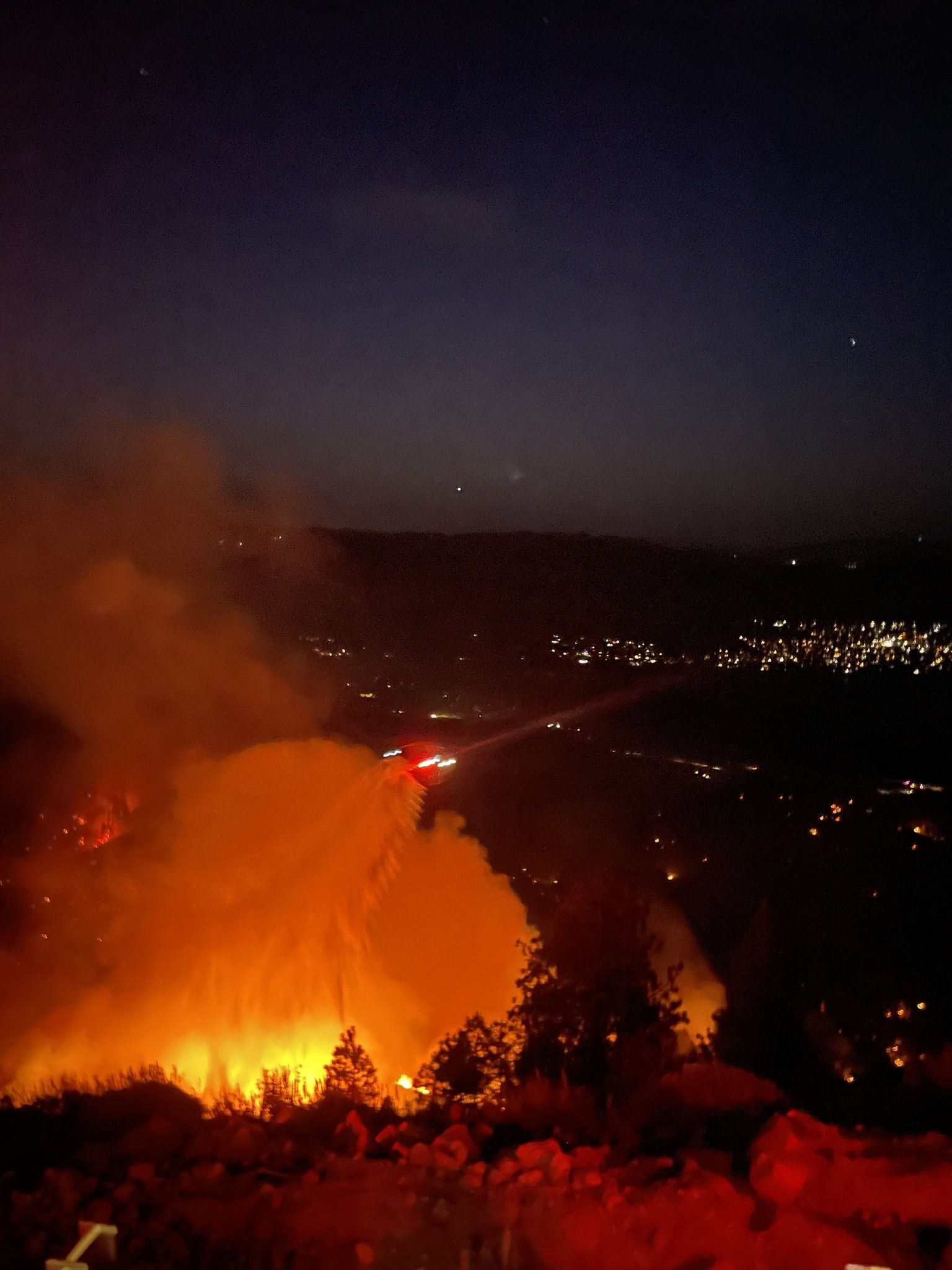 The Davis Fire, south of Reno