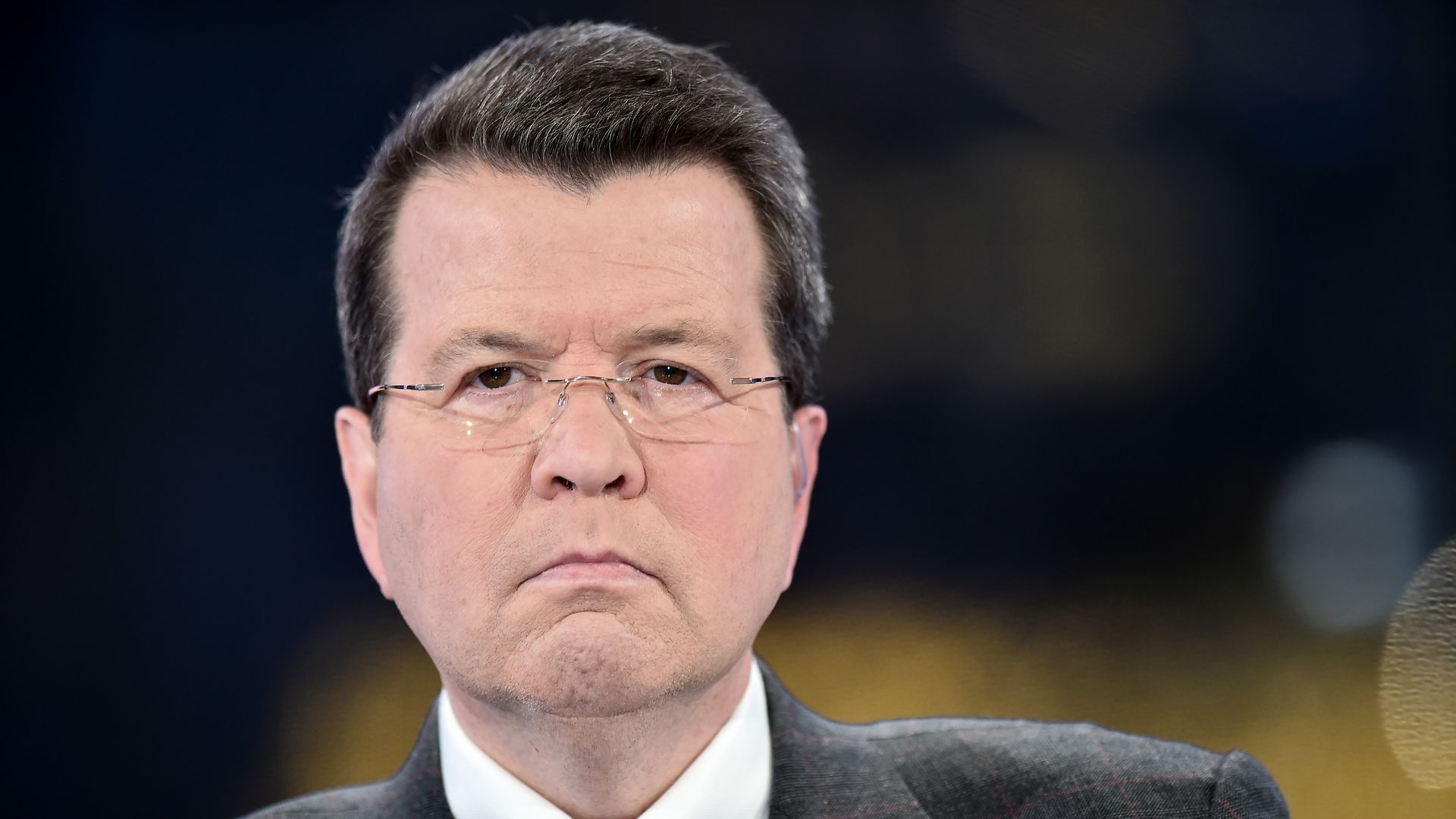  Neil Cavuto hosts "Your World With Neil Cavuto" on at FOX Business Studios November 14, 2019 in New York,.