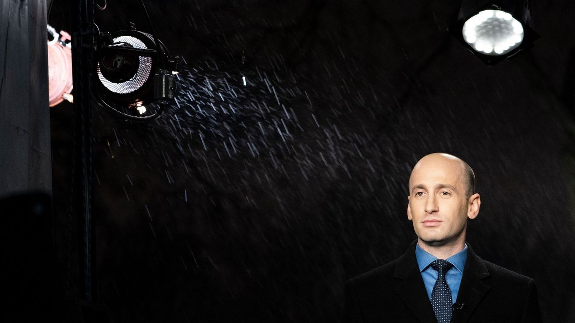 White House senior policy adviser Stephen Miller poses for a photo