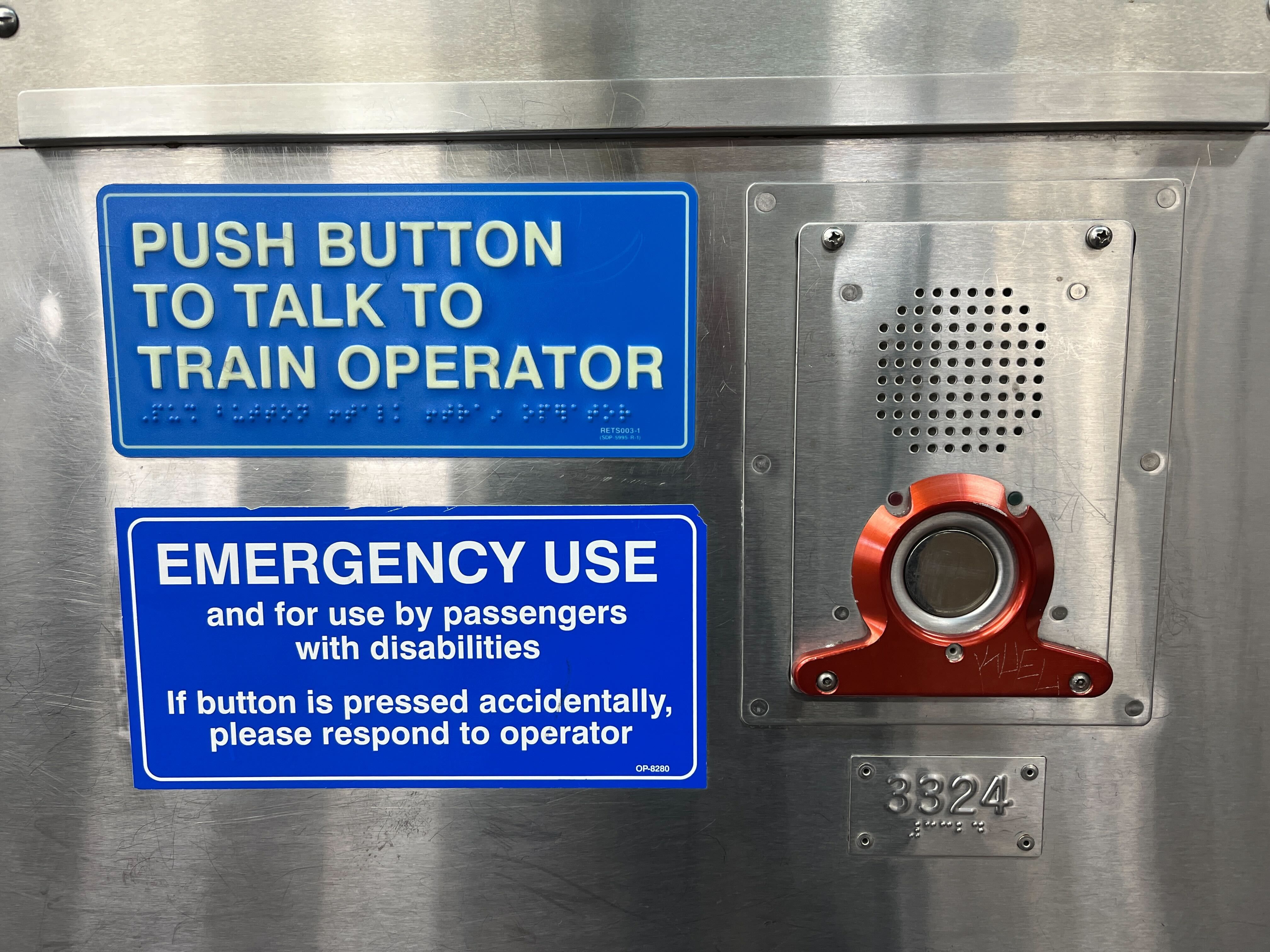 emergency call button