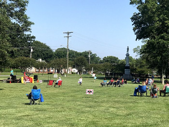 confederate soldier statue at Mt. Zion Methodist in Cornelius