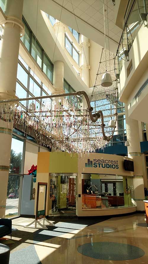 Levine Children's Hospital glass