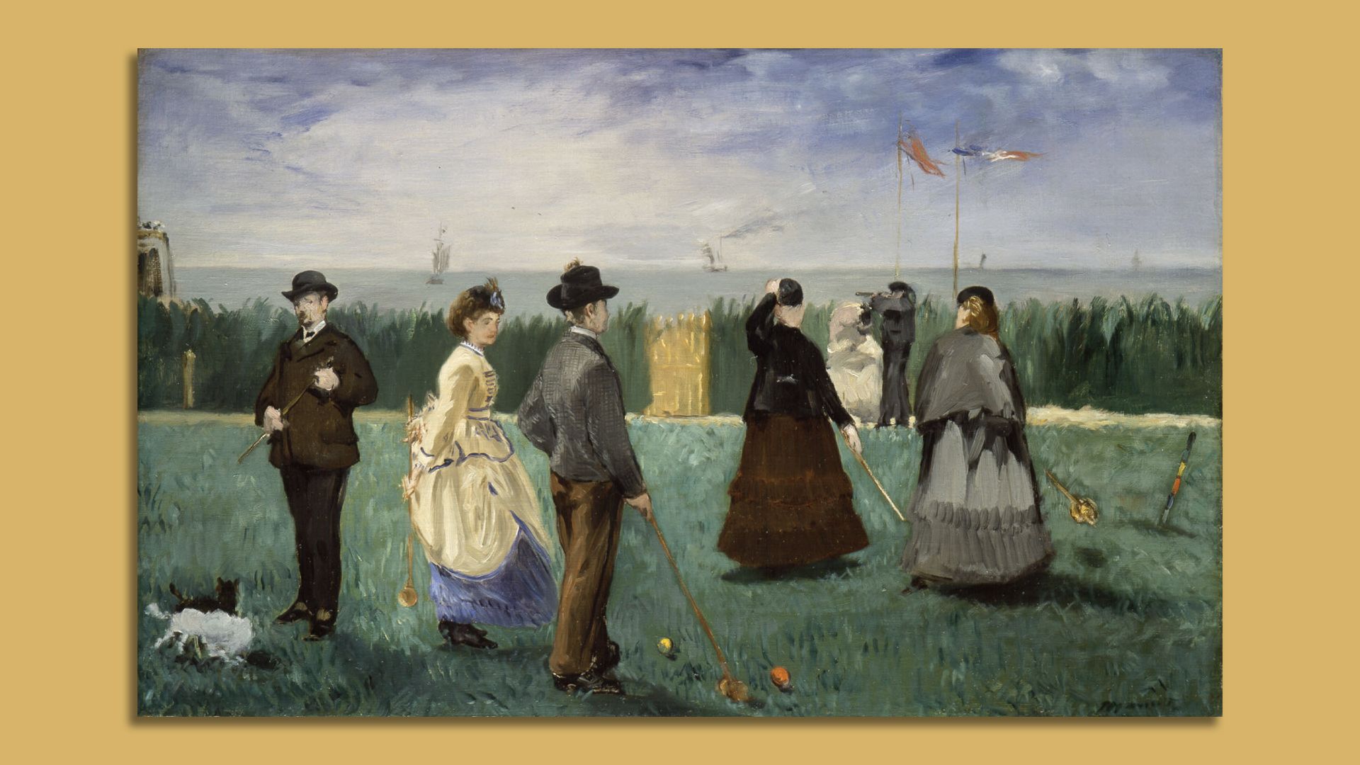 The Croquet Party at Boulogne-sur-Mer