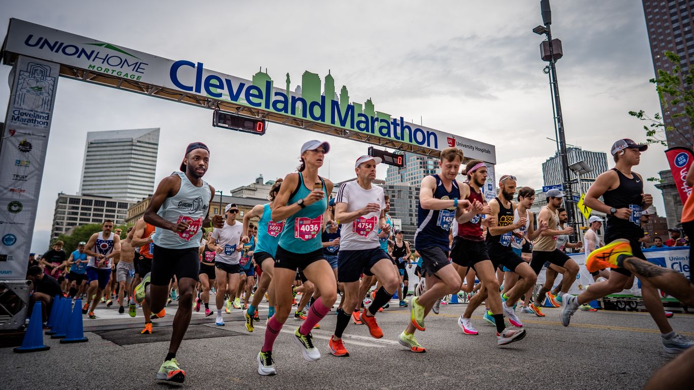 Cleveland Marathon's new route features more than 60 turns Axios Cleveland Marathon 2025 Route And Time