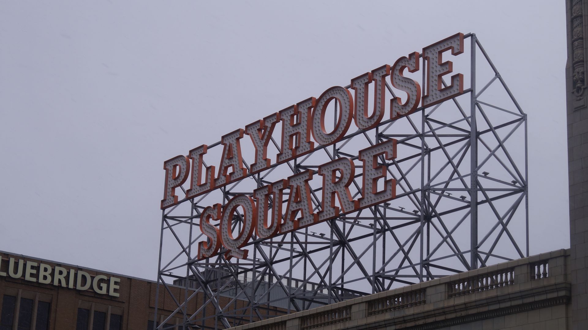Image of Playhouse Square signage in Cleveland