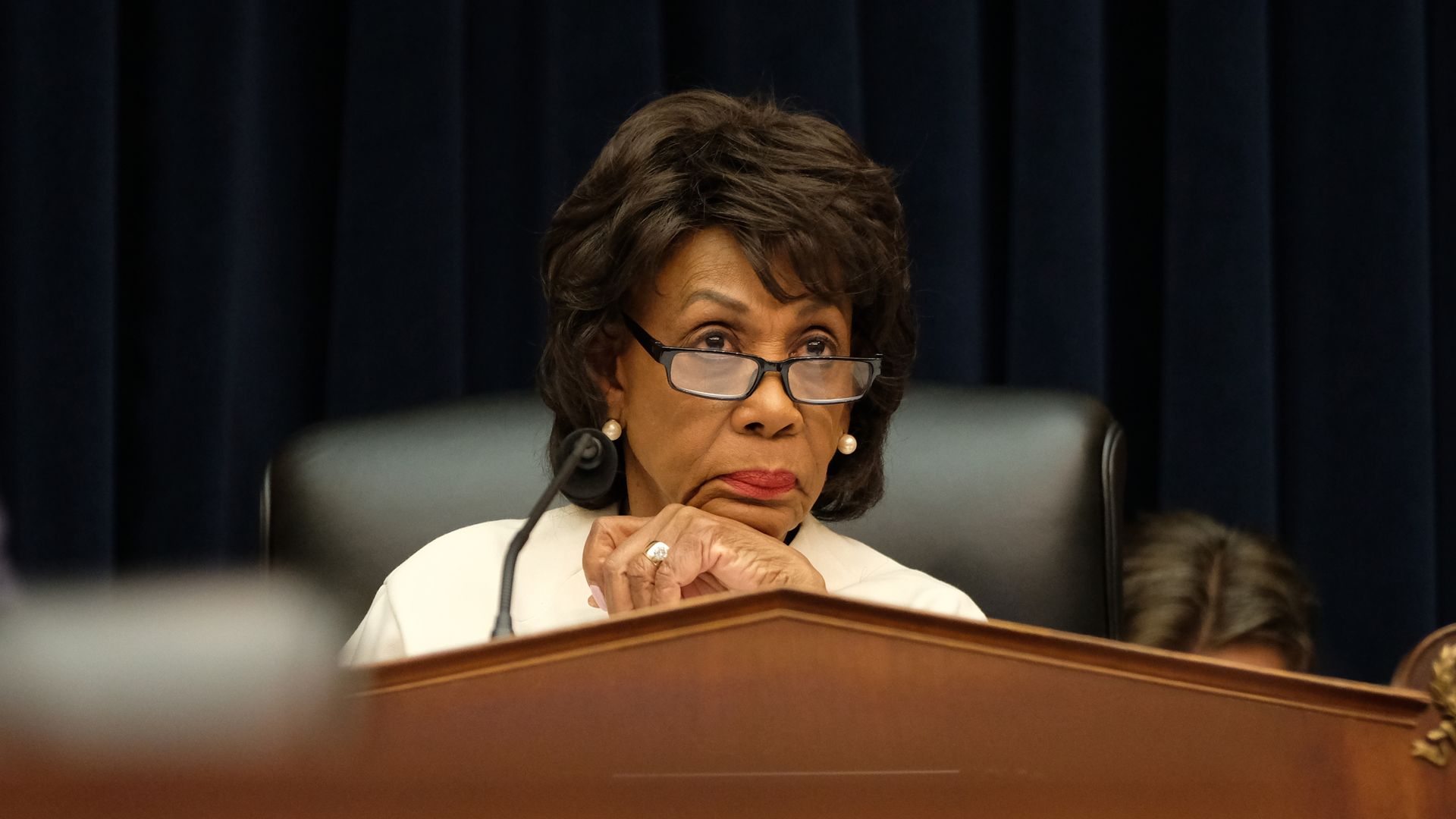 Chairwoman of the House Financial Services Committee Rep. Maxine Waters. 