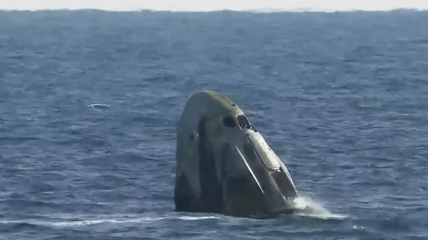 4 astronauts returned to Earth by SpaceX after ISS mission