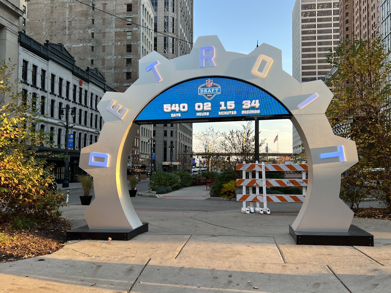 Inside Detroit's 742 day countdown clock - Axios Detroit