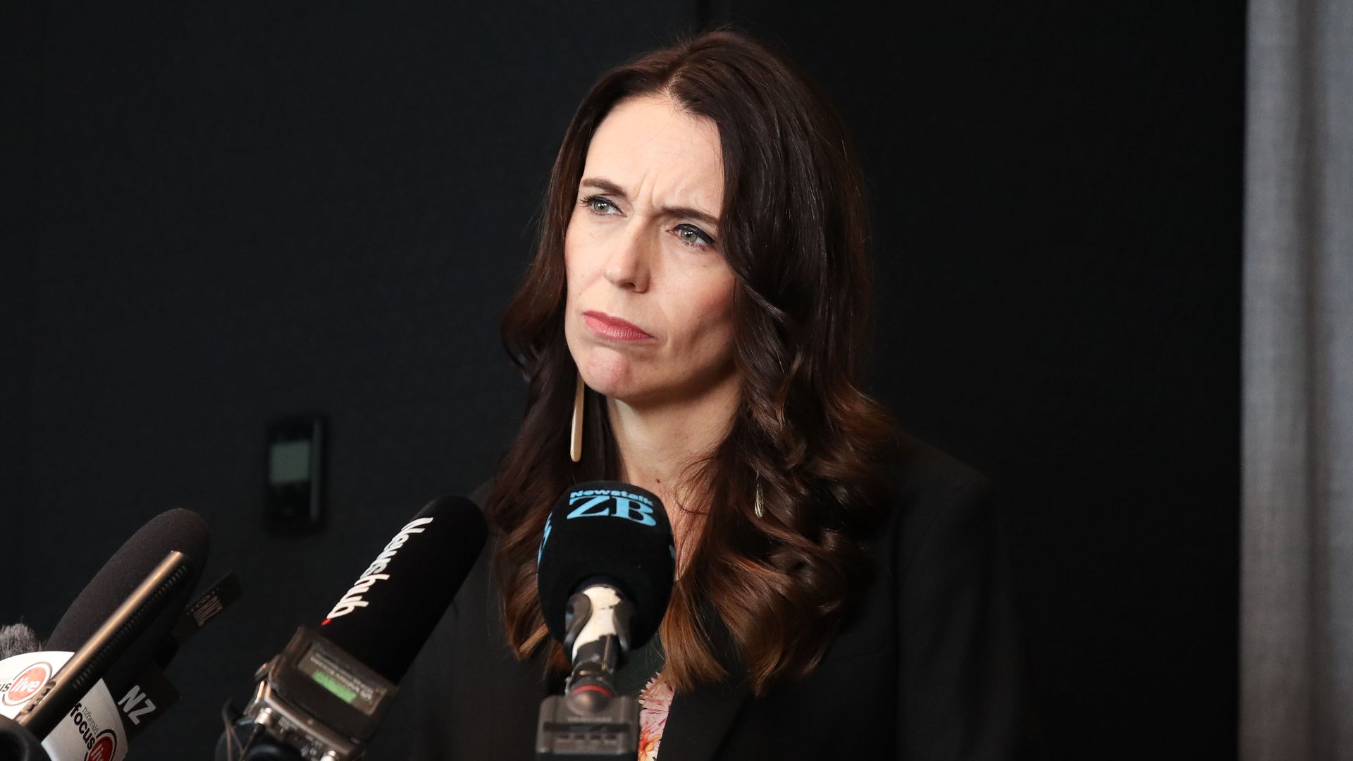 New Zealand Prime Minister Jacinda Ardern announces the timetable for the arrival of the Pfizer/BioNTech vaccine on February 12, 2021 in Auckland