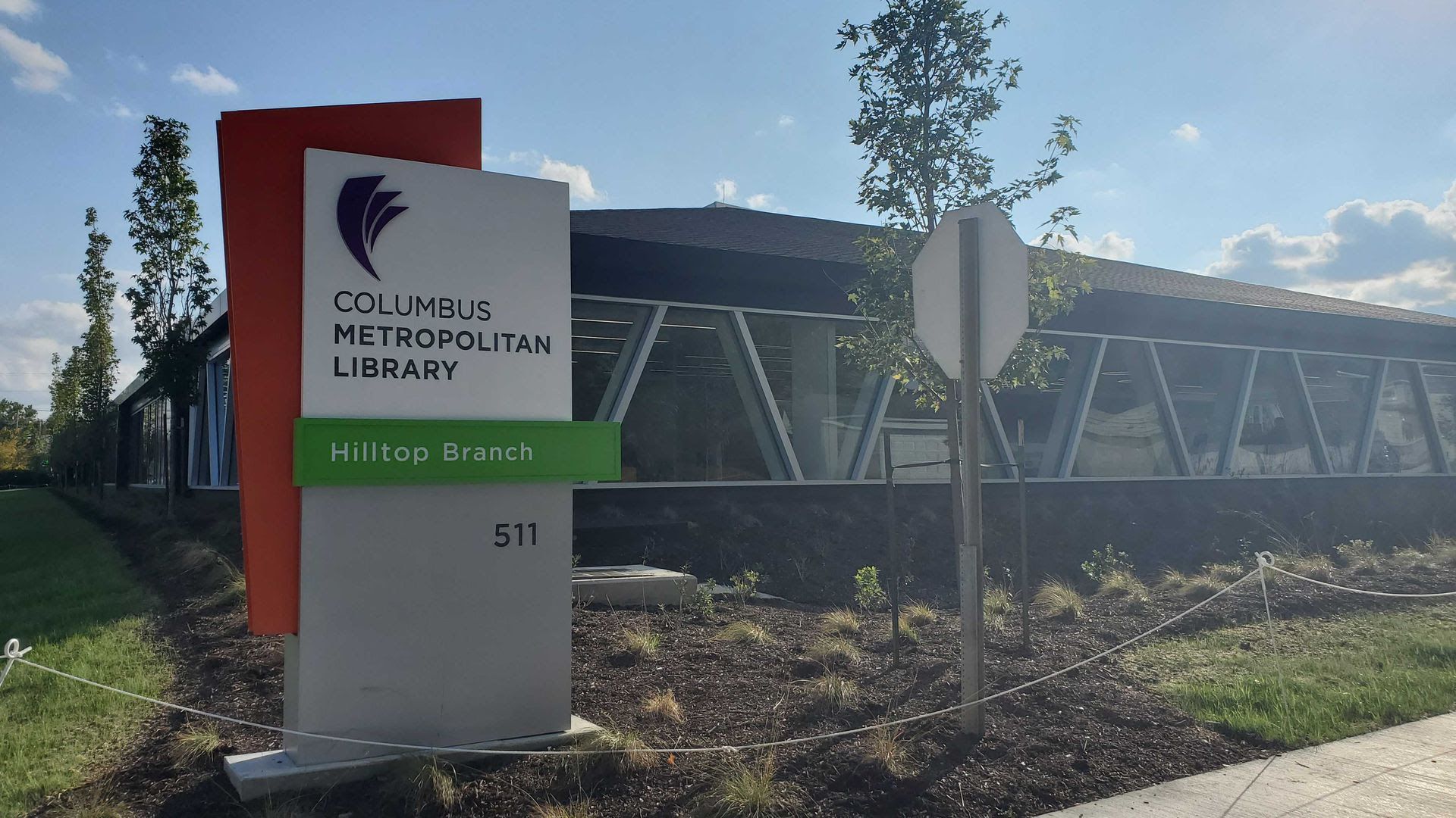 The new Hilltop Branch of the Columbus Public library system.