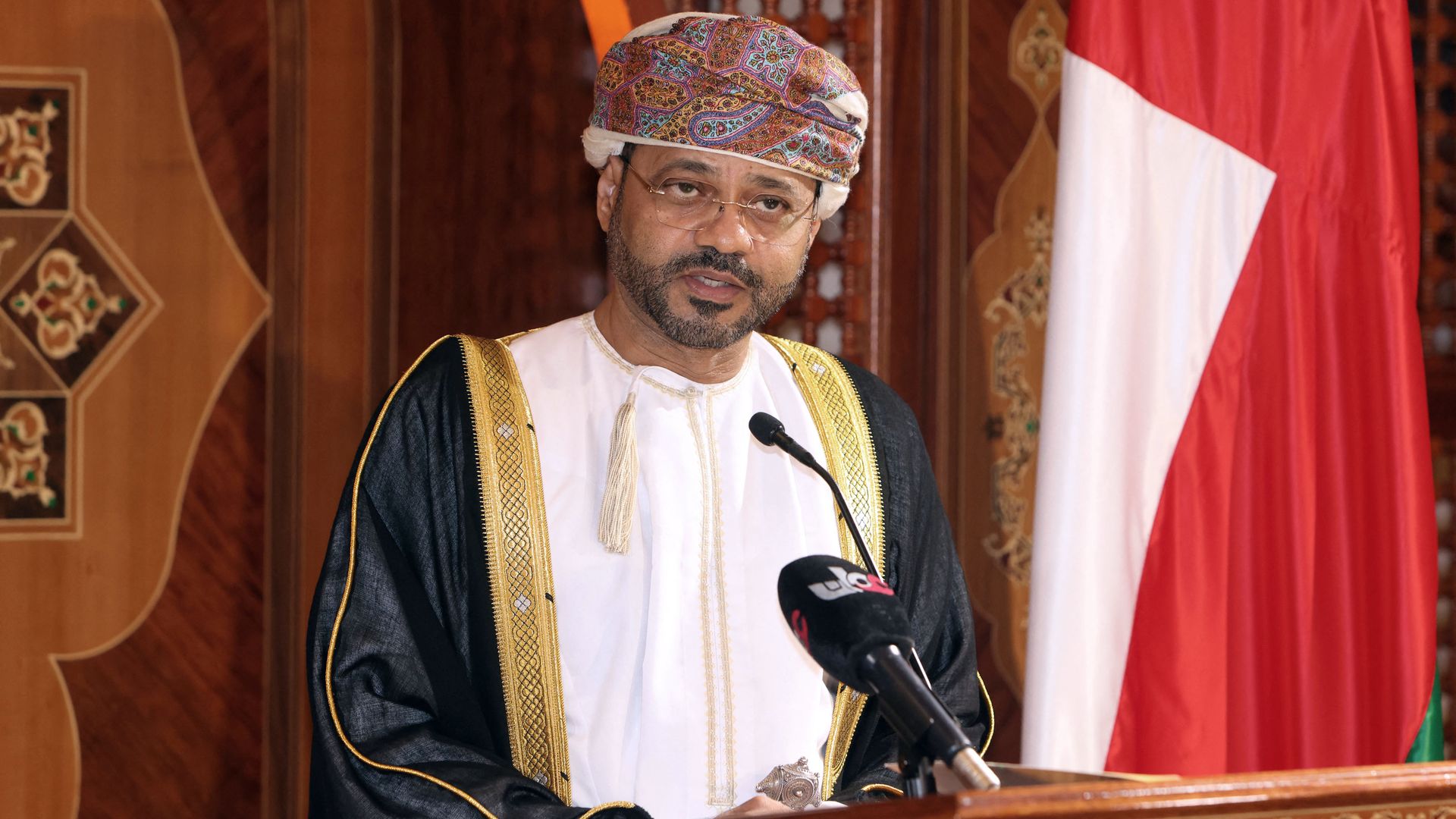 Omani Foreign Minister Sayyid Badr al-Busaidi