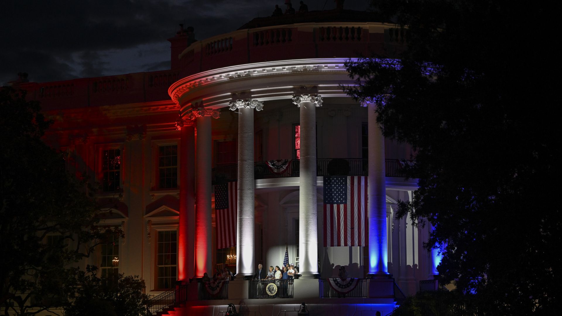 US President Joe Biden and First Lady Jill Biden attends the Fourth of July celebration event at the White House in Washington D.C., United States on July 4, 2023.