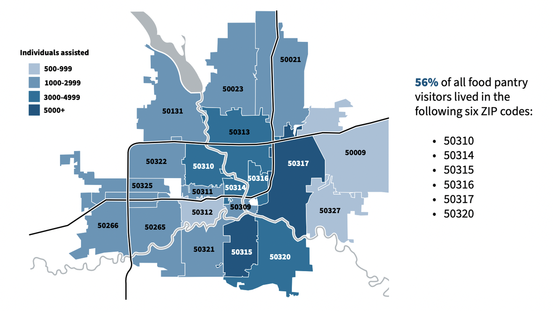 Report Des Moines single moms most likely to use food pantries Axios