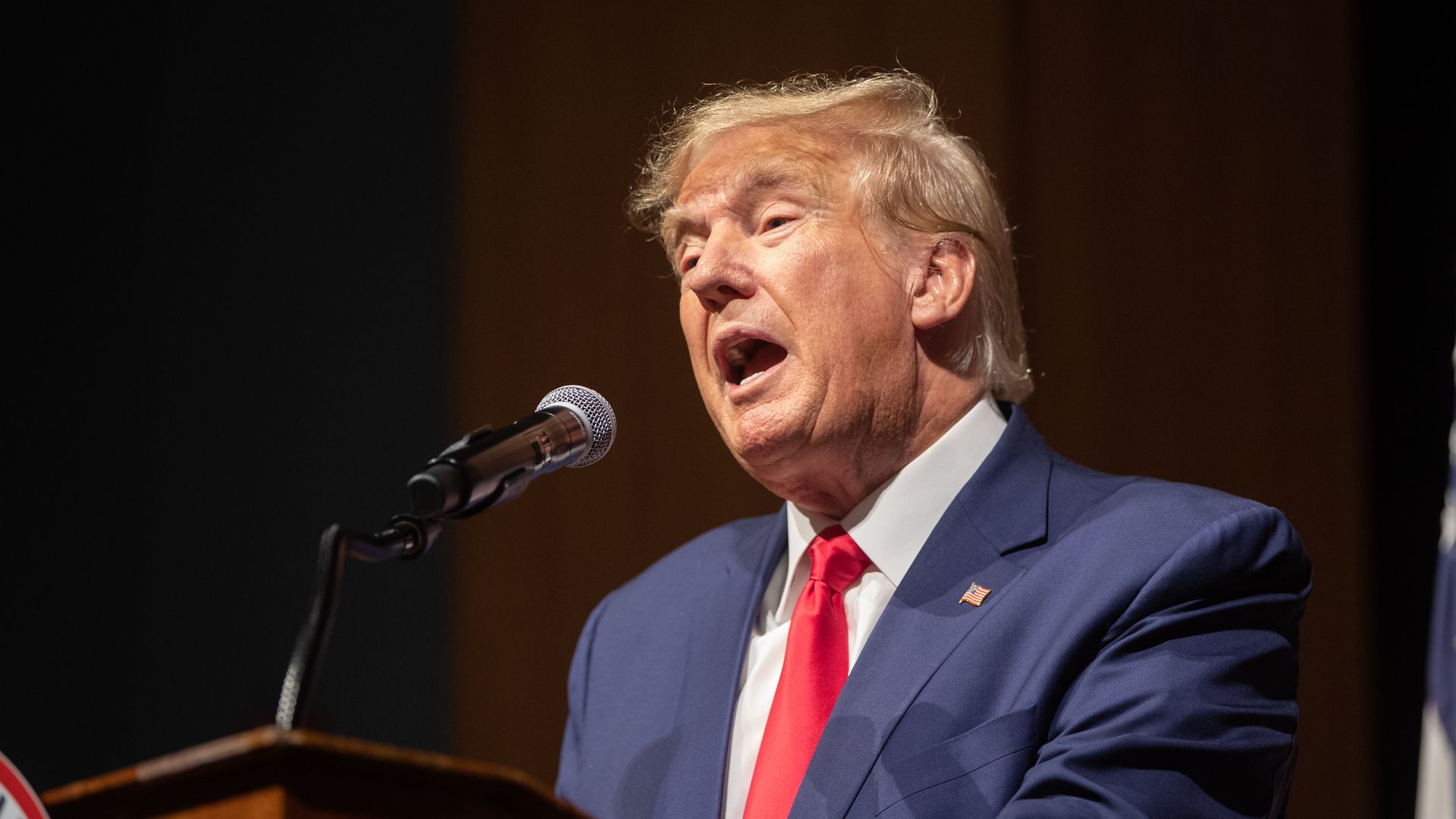 Donald Trump speaks at the New Hampshire Republican State Committee's Annual Meeting 