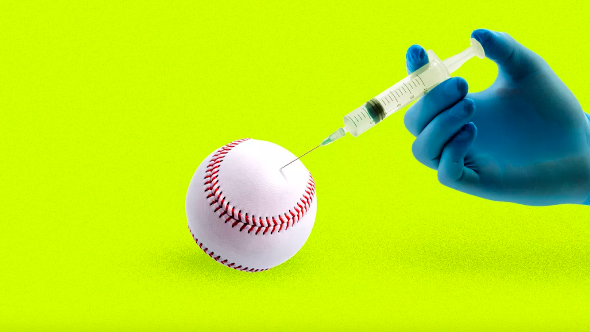 Injecting something into a baseball