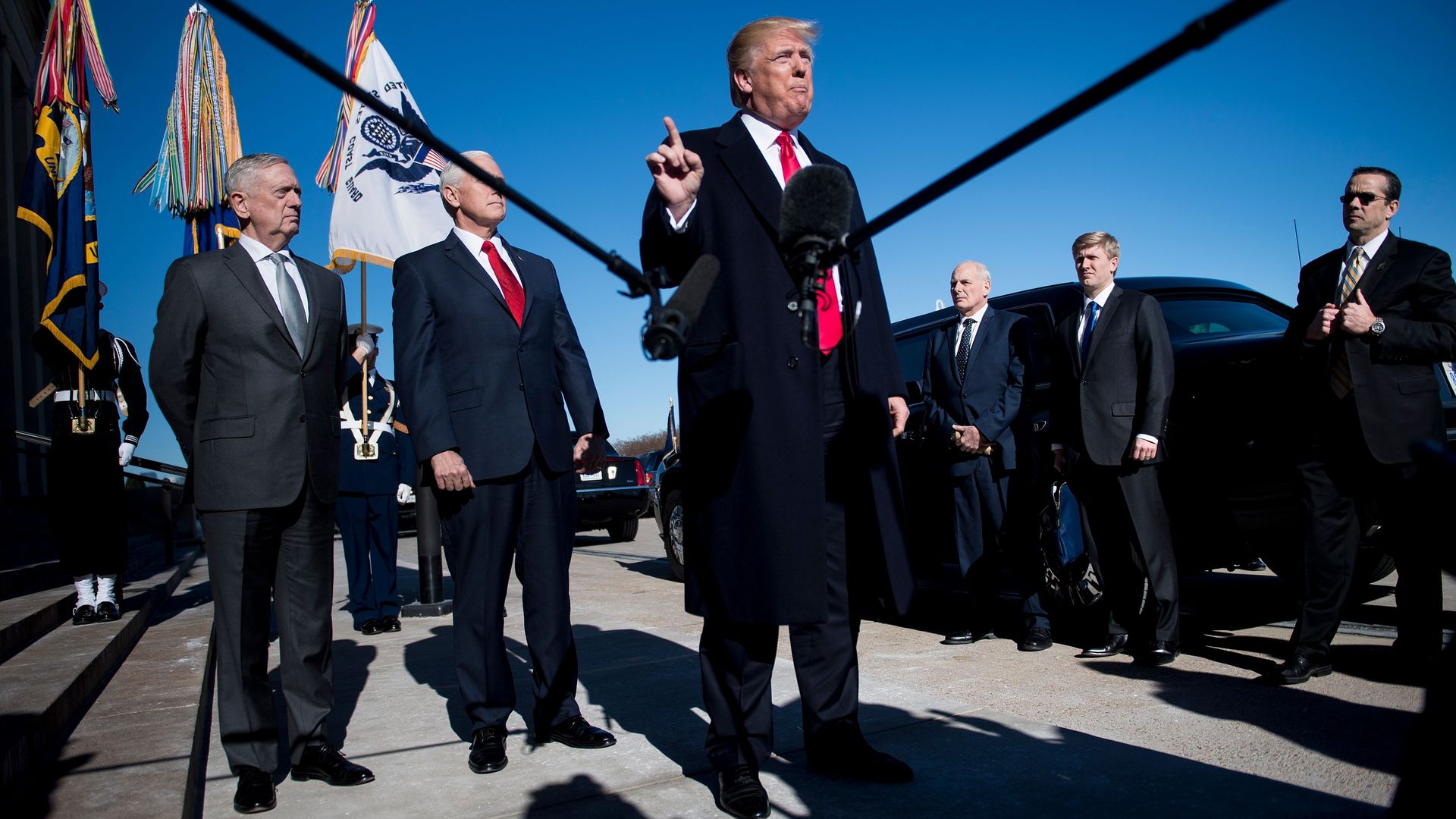 Trump speaks.