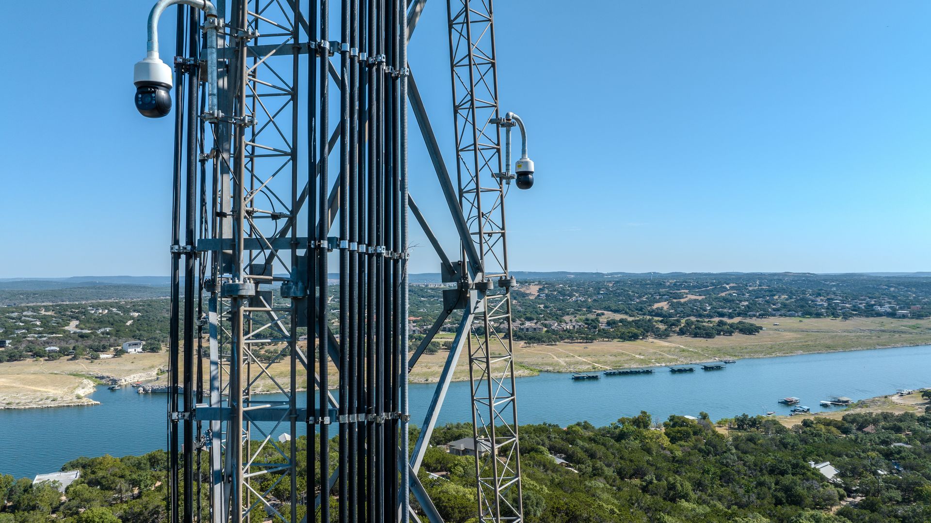A photo of Pano AI's 360-degree cameras.