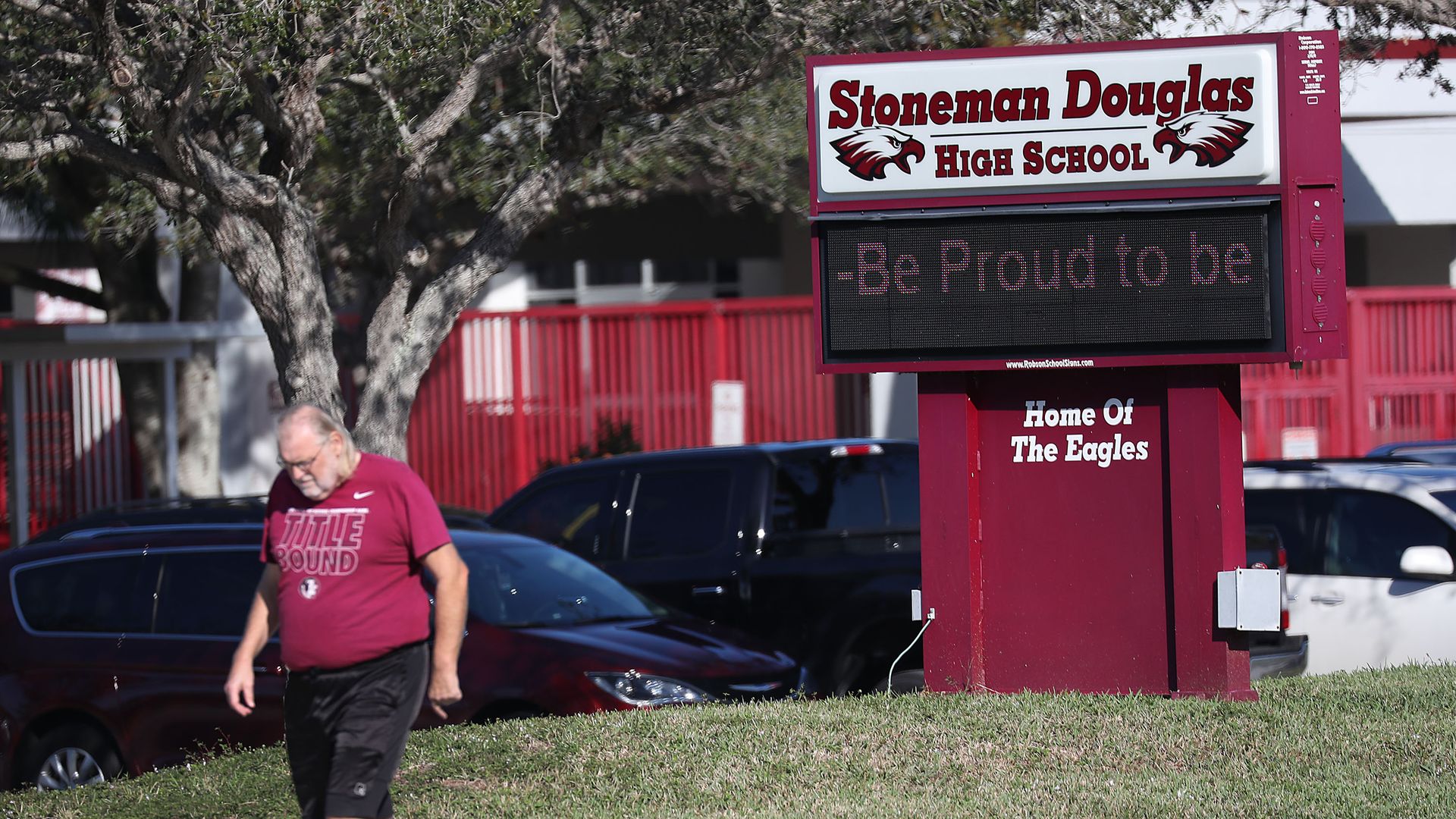 Marjory Douglas Stoneman High School in Parkland, Florida. 