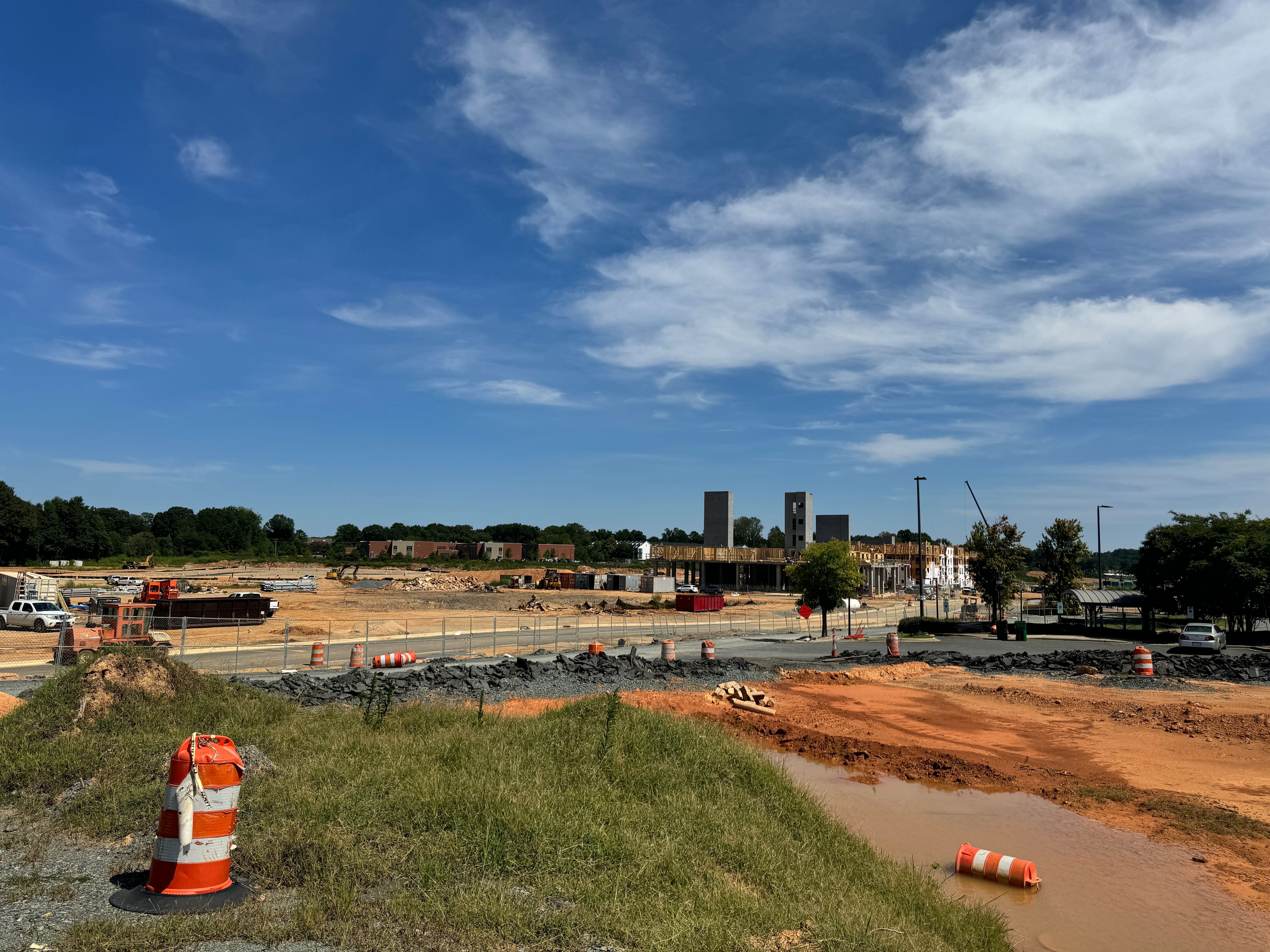 Eastland mall construction in Charlotte North carolina