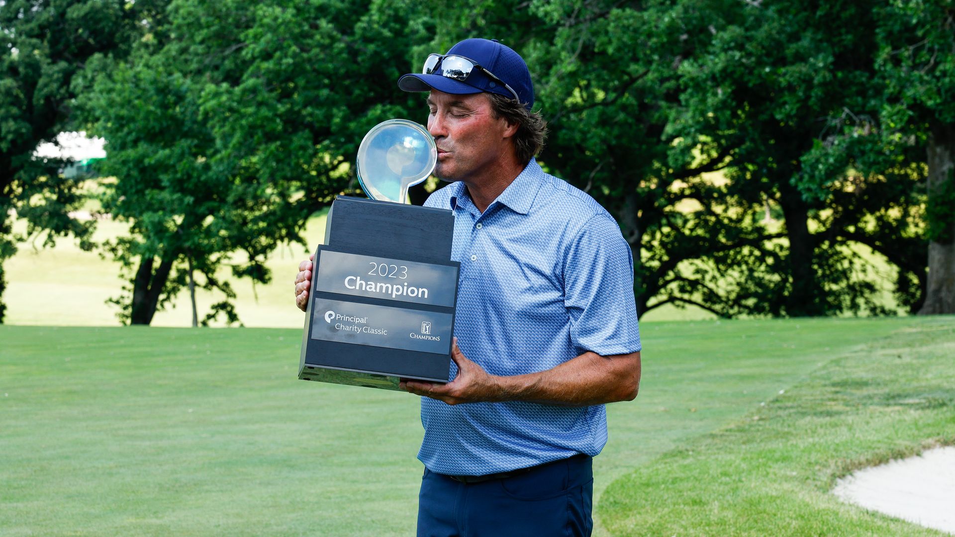 A photo of golf champion Stephen Ames.
