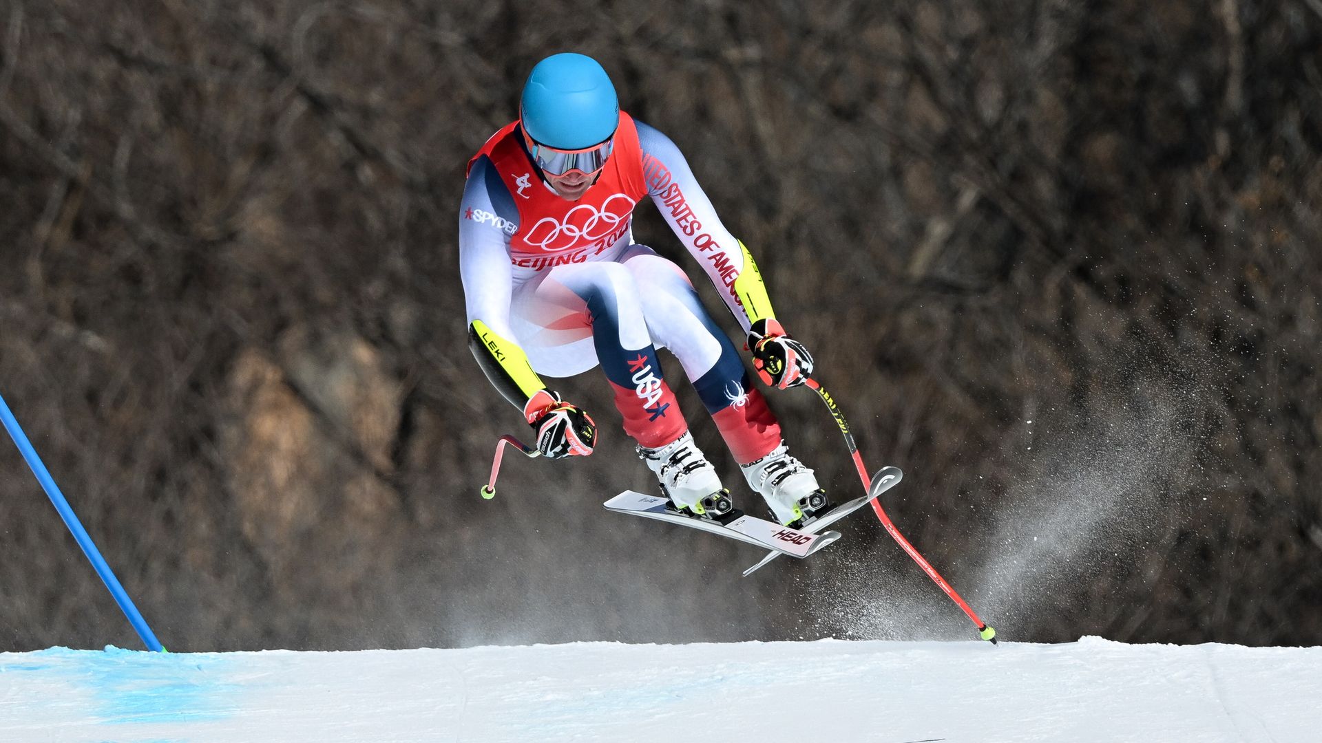 Ryan Cochran-siegle of Team United States competes during the Olympic Games 2022, Men's Super G on February 8 in Yanqing China. 