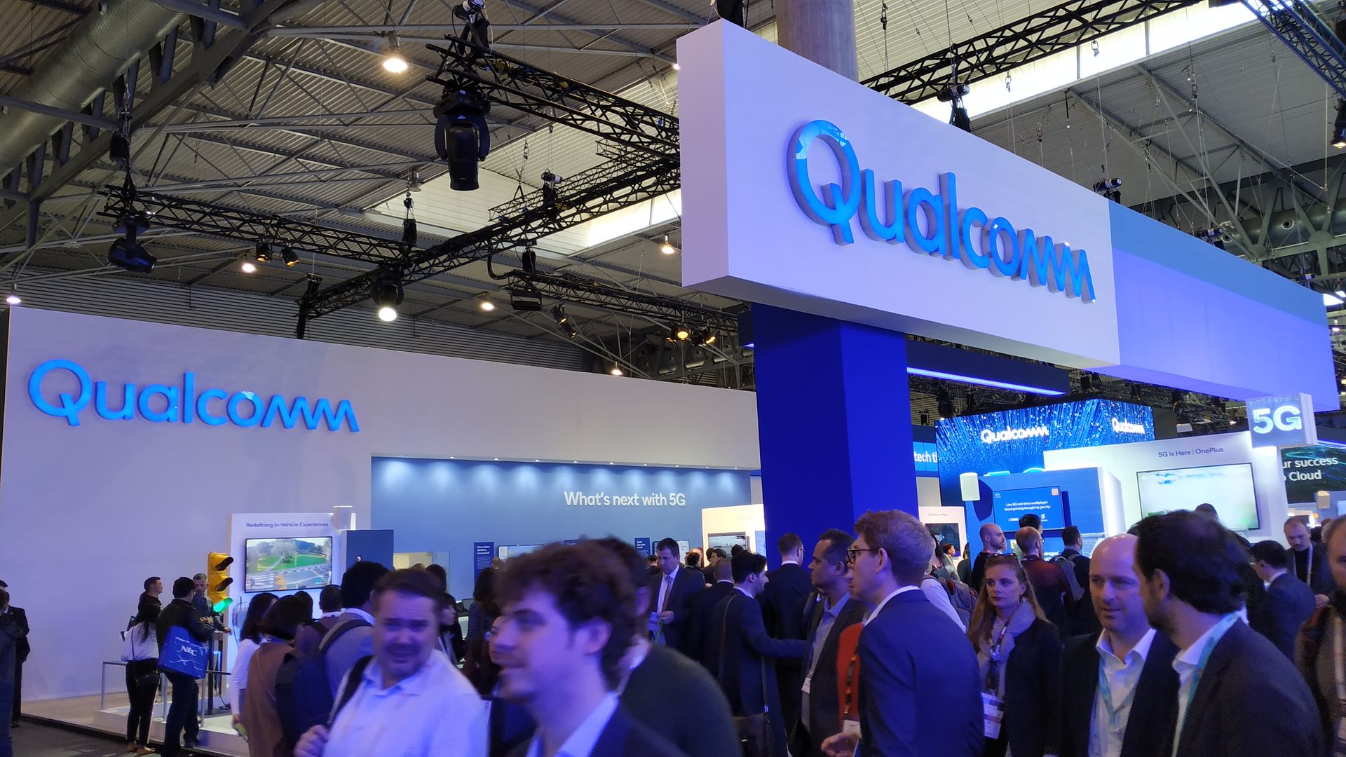 Qualcomm's booth at Mobile World Congress