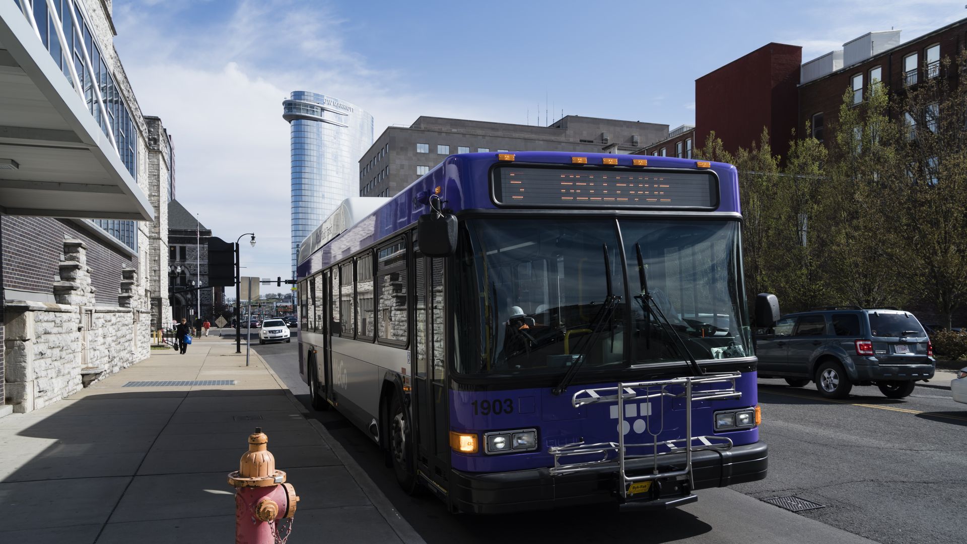 A Nashville WeGo bus