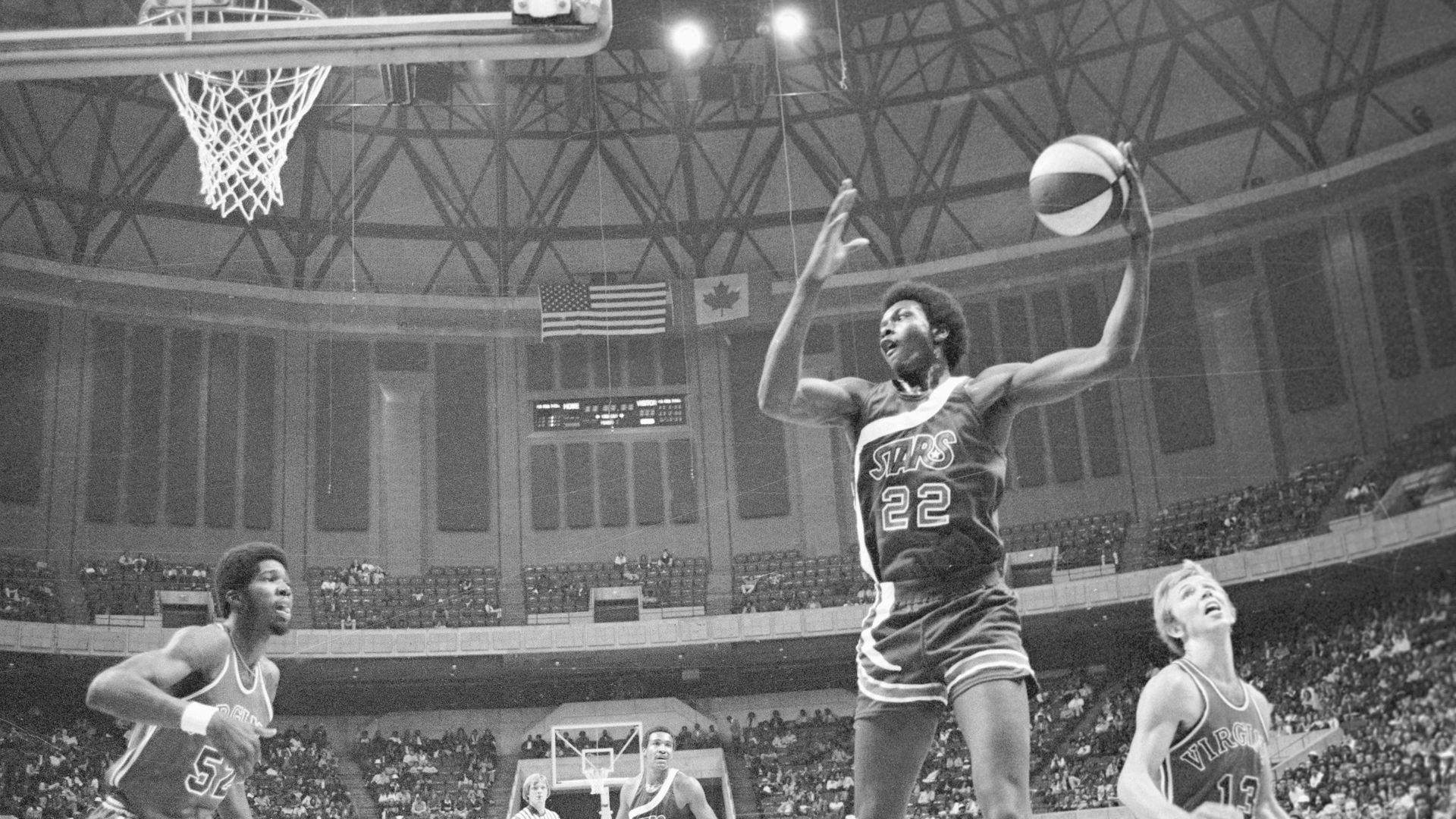 A young Moses Malone